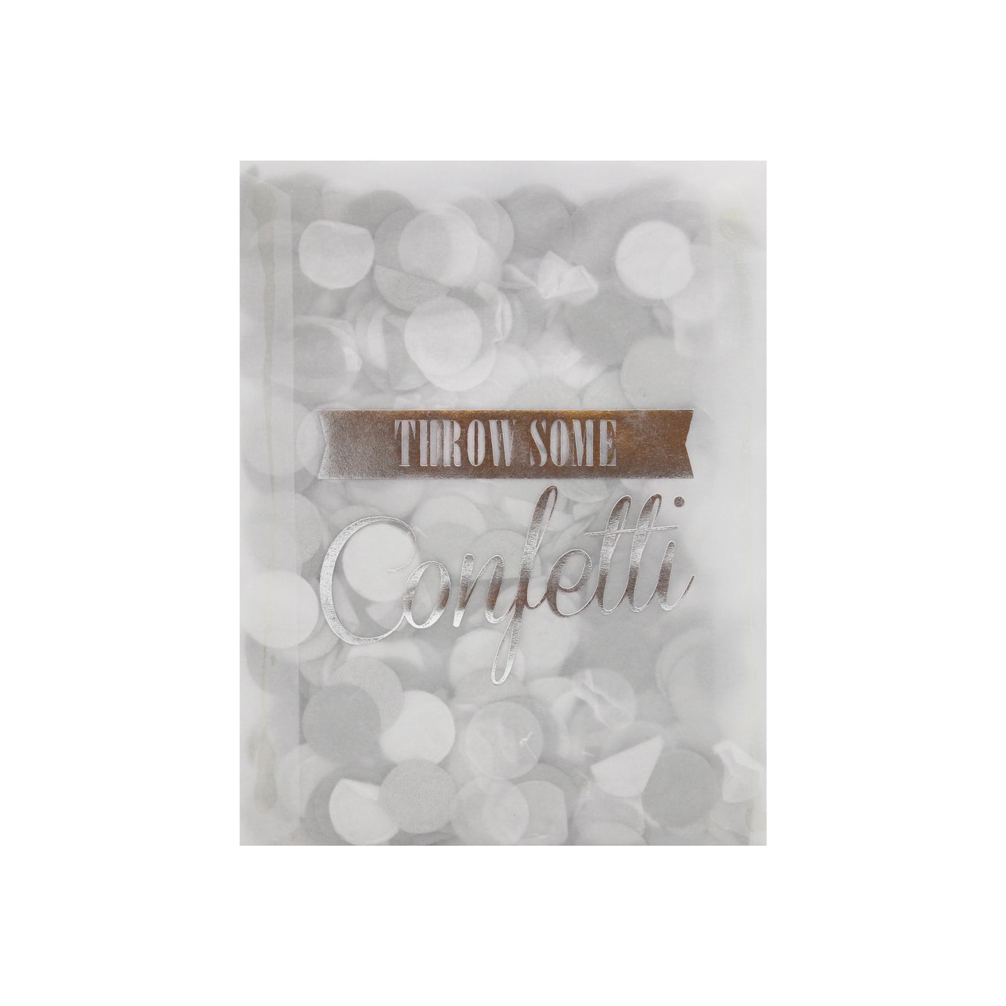 Tissue Confetti Envelopes - Silver - Vintage Affair