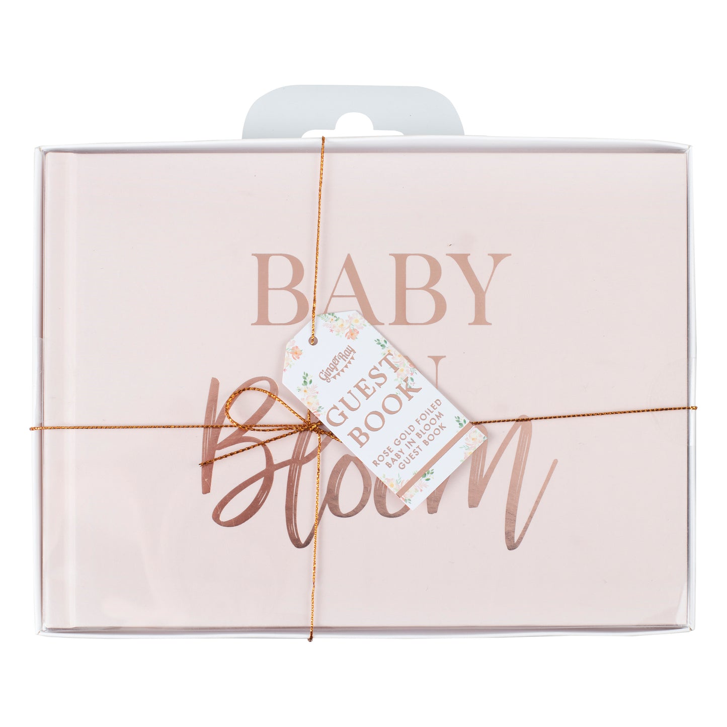 Rose Gold And Blush Baby Shower Guest Book