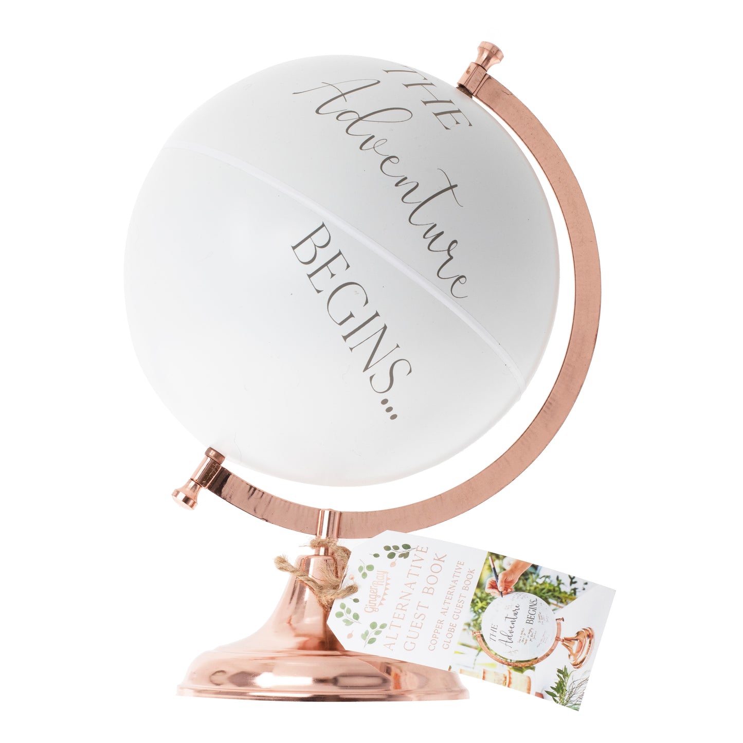 Wedding Globe Guest Book Alternative