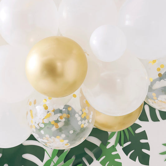 Gold Chrome Balloon Arch