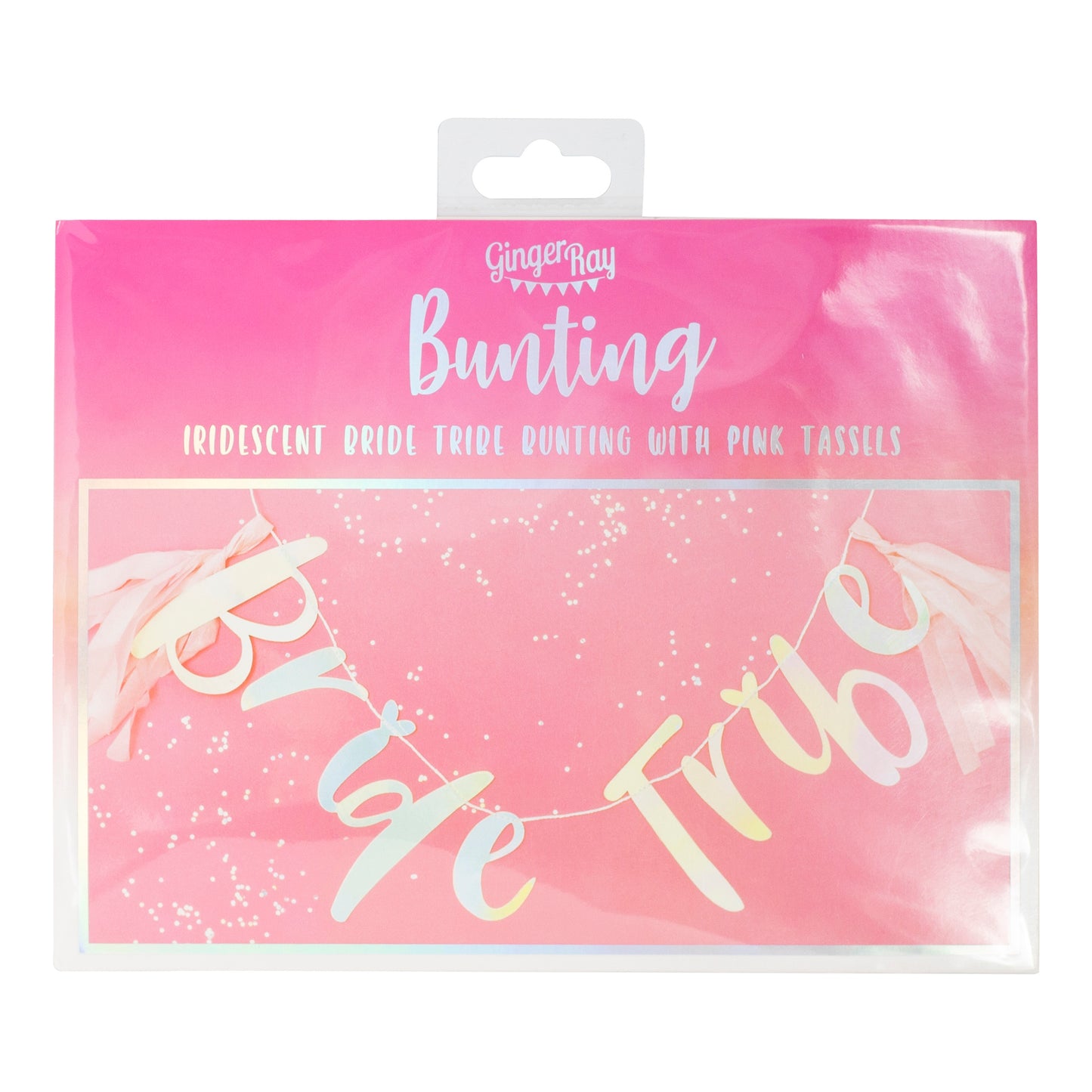 Iridescent Bride Tribe Hen Party Banner