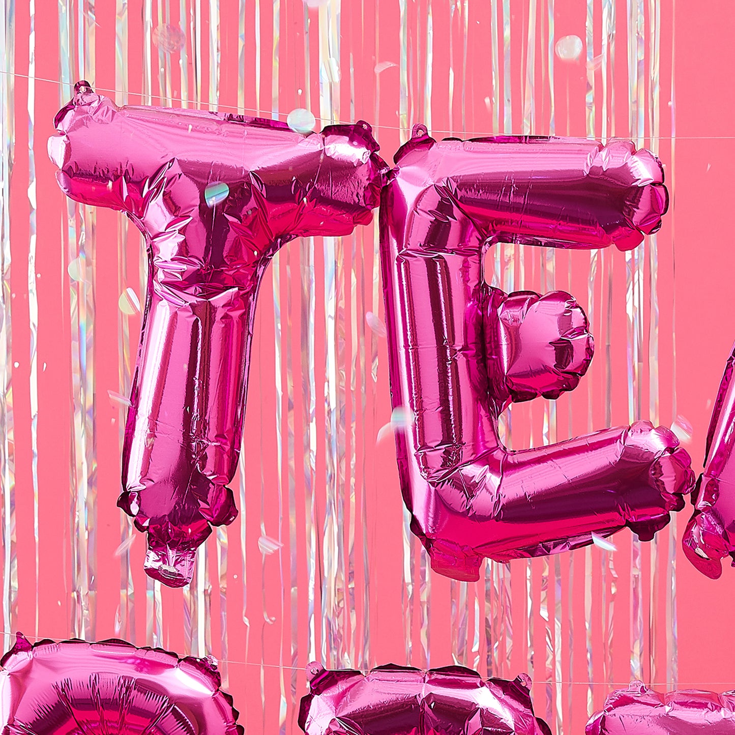 Hot Pink Team Bride Hen Party Balloons