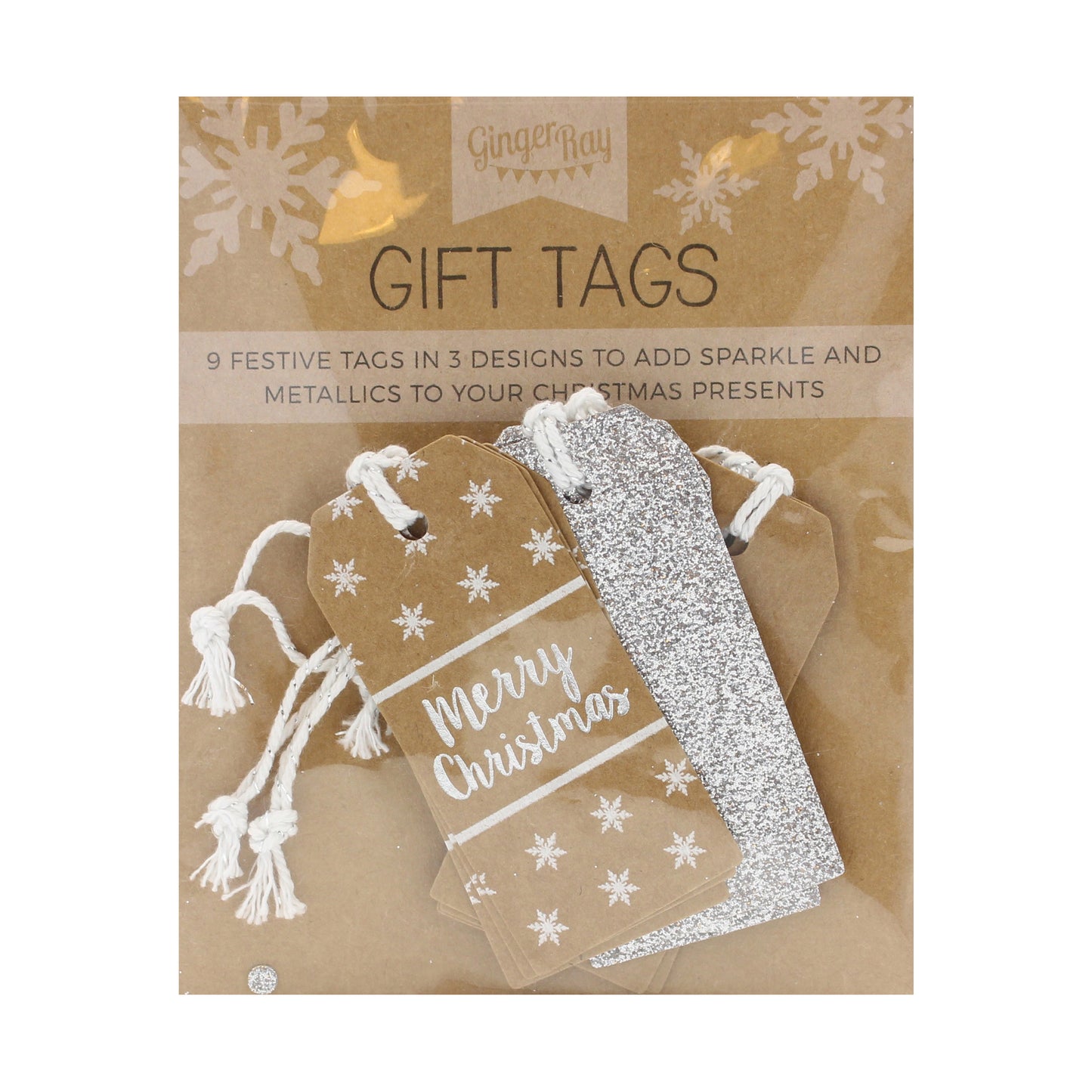 Festive Gift Tags - Christmas Metallics