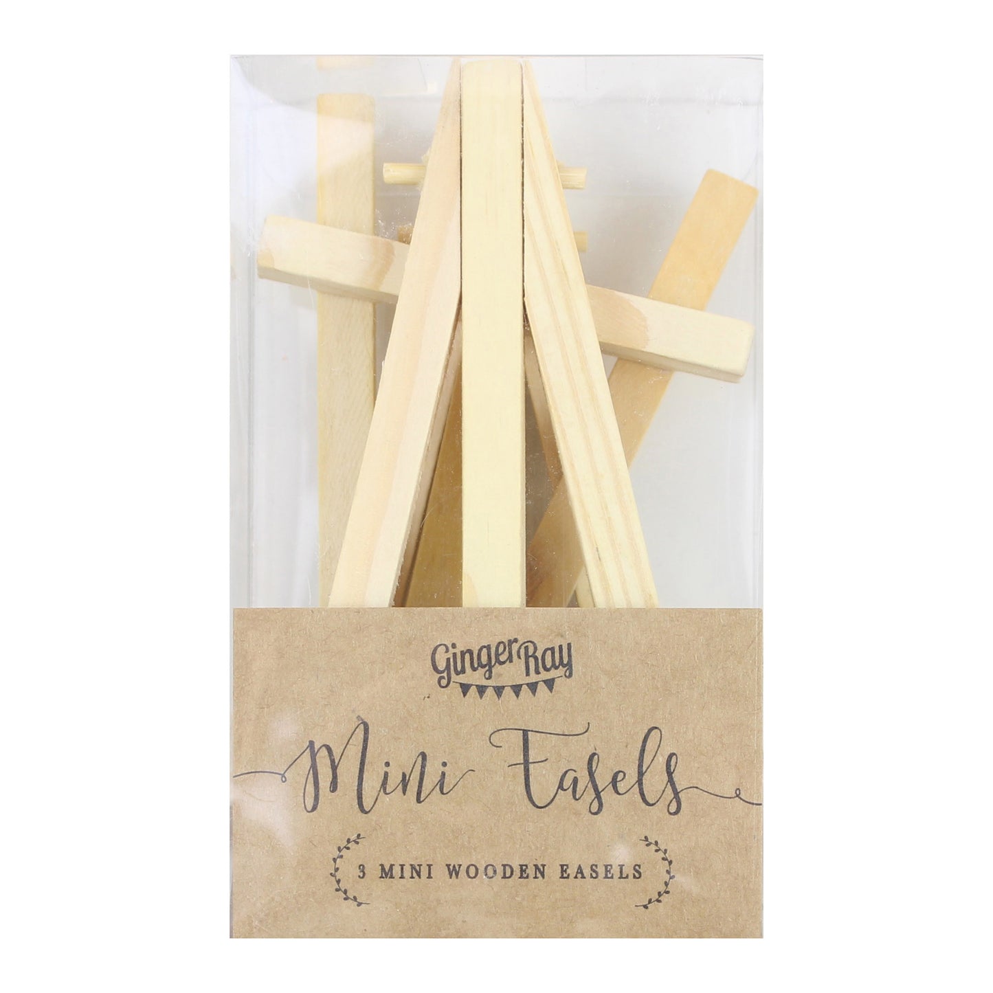 Mini Wooden Easels - Rustic Country