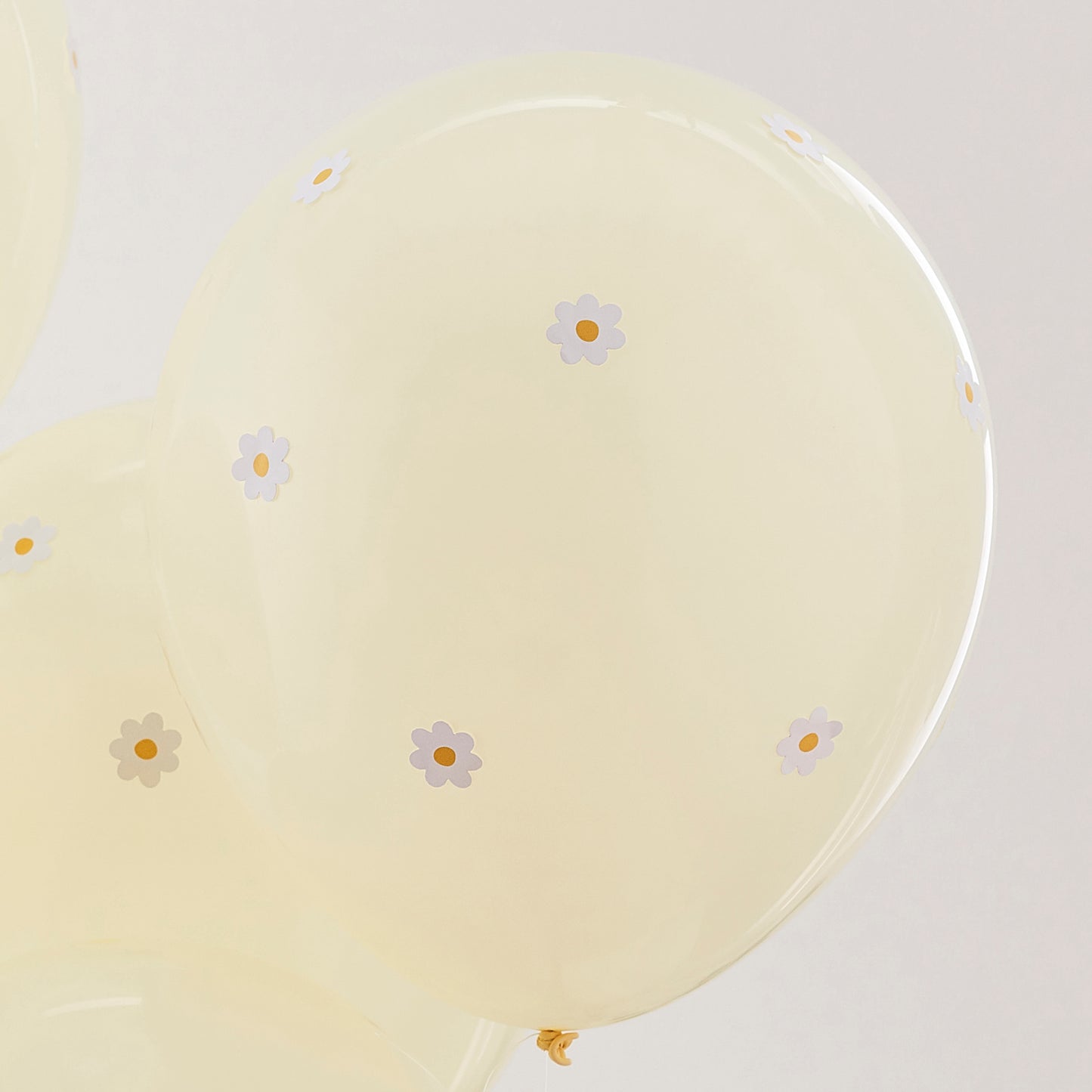 Pastel Yellow & Daisy Easter Balloon Flower Balloons