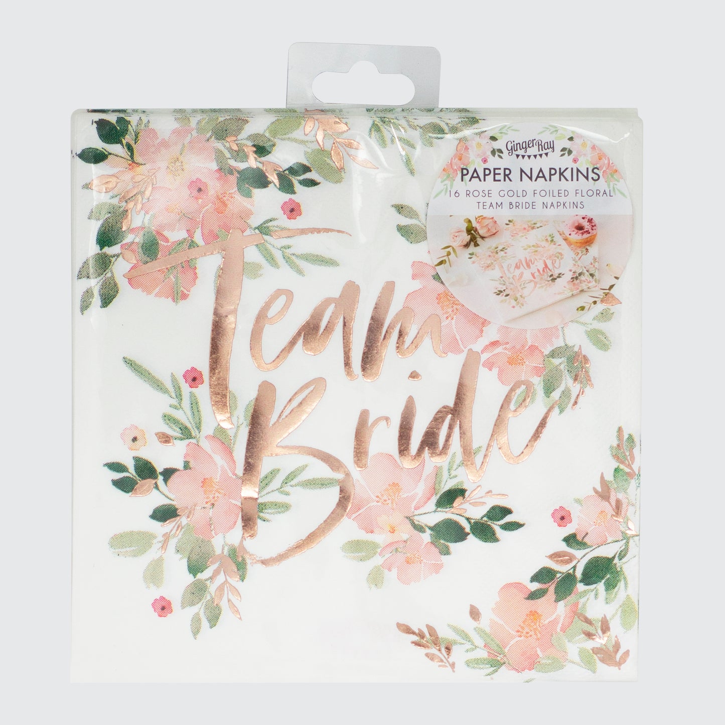 Team Bride Floral Hen Party Napkins