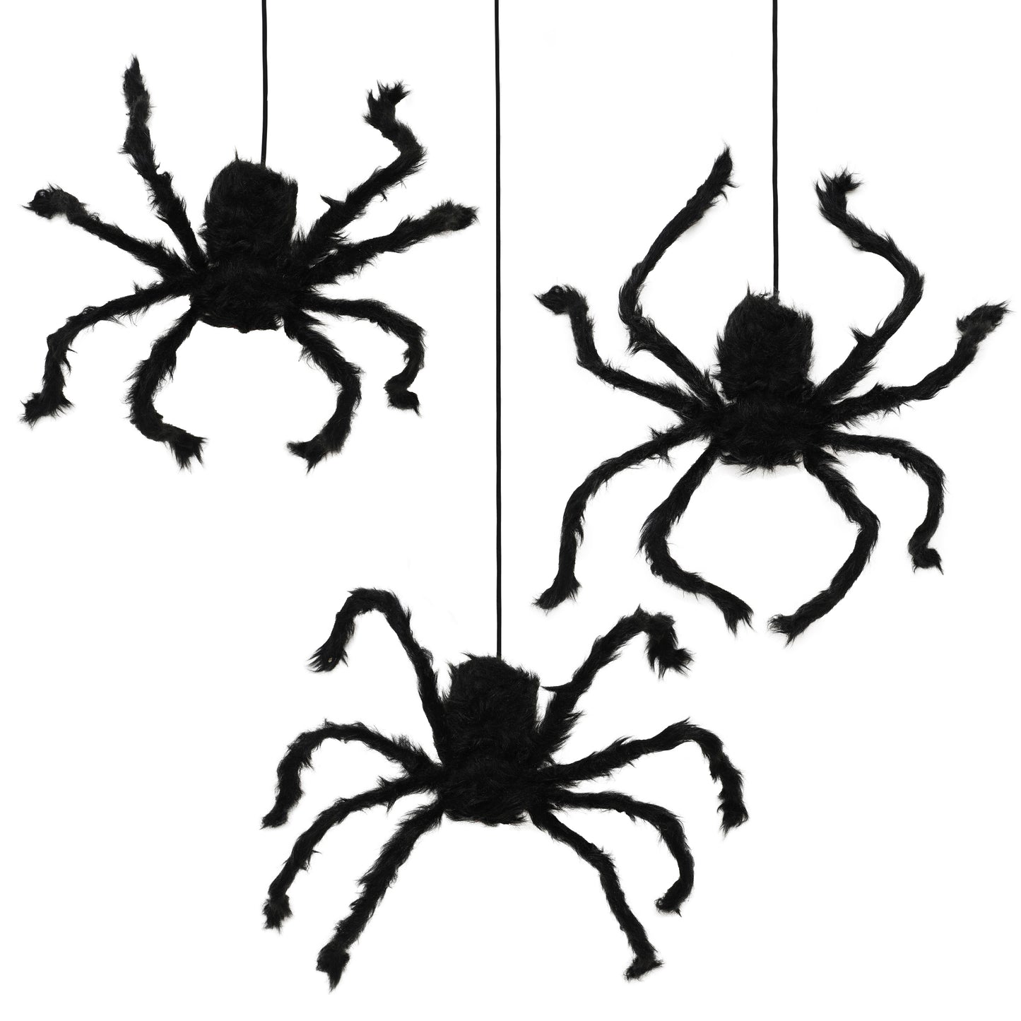 Black Hanging Spider Decorations