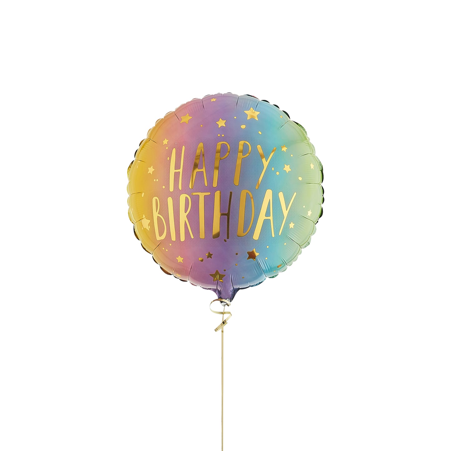 Pastel Single Happy Birthday Helium Balloon Delivered