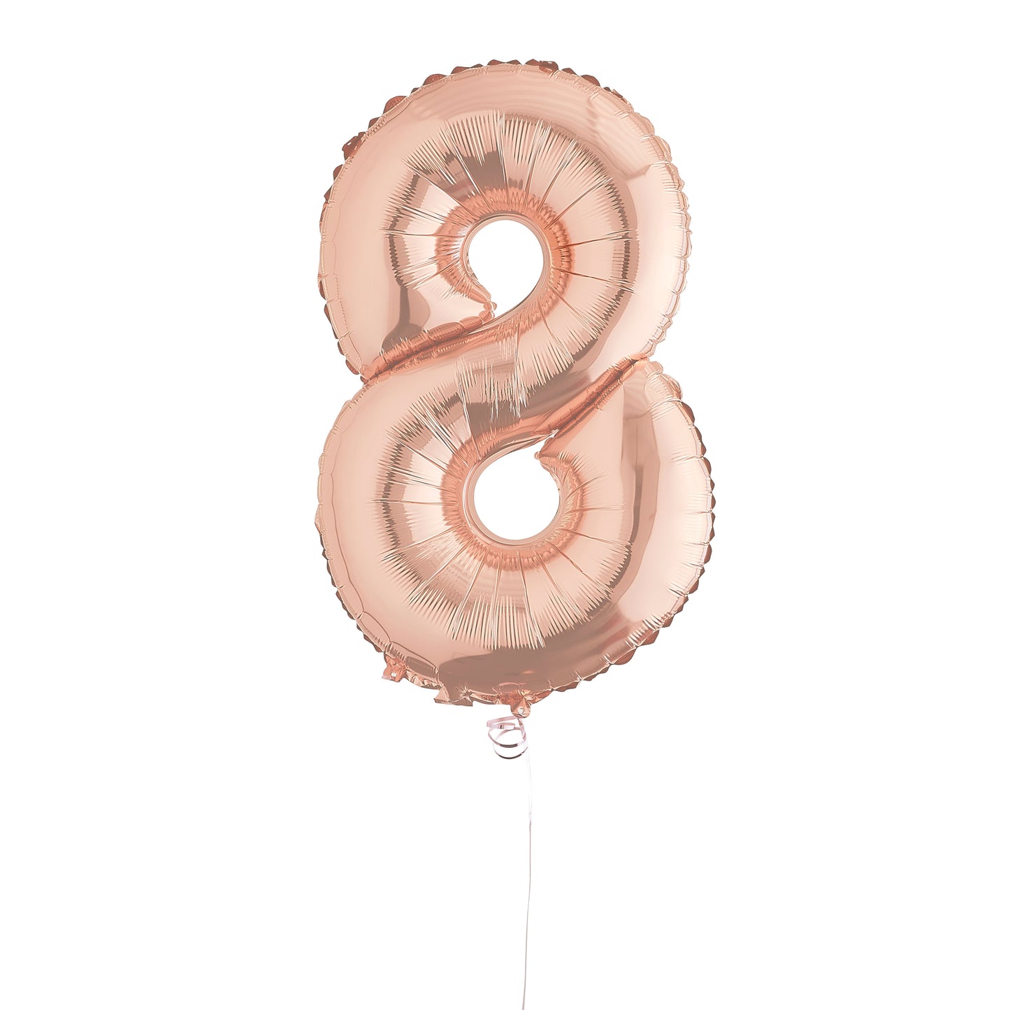 Rose Gold Number 8 Helium Balloon Delivered