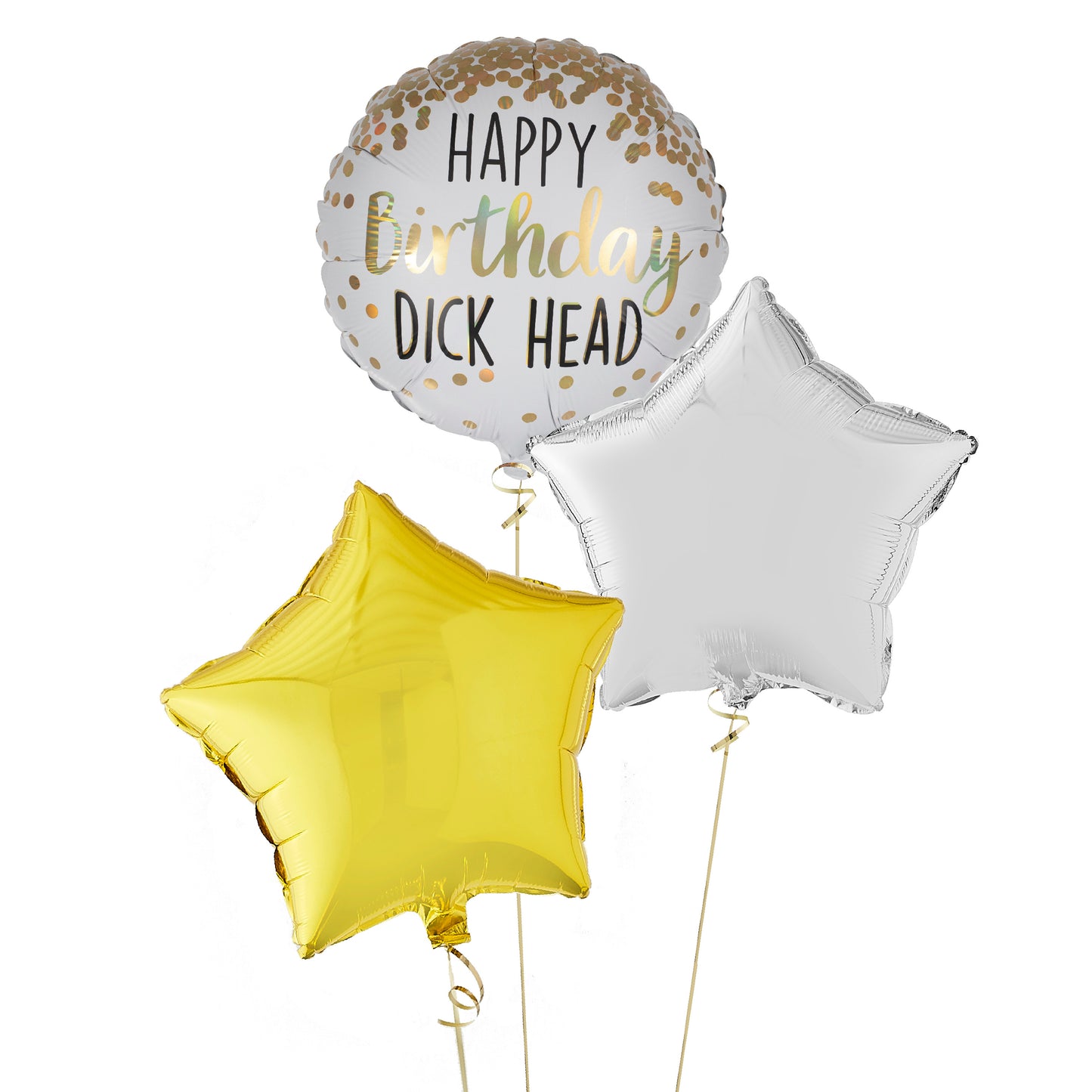 Happy Birthday Dick Head Helium Balloons Delivered