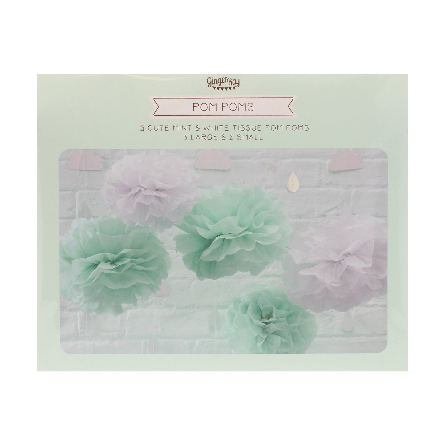 Tissue Pom Poms Baby Shower Decoration
