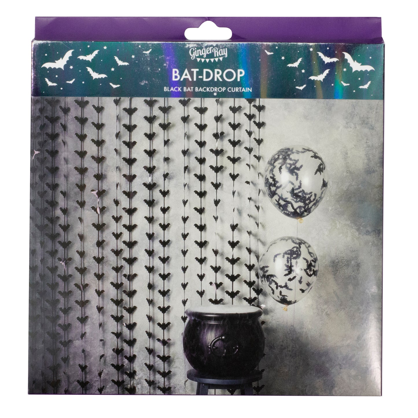 Halloween Bat Backdrop Fringe Decoration