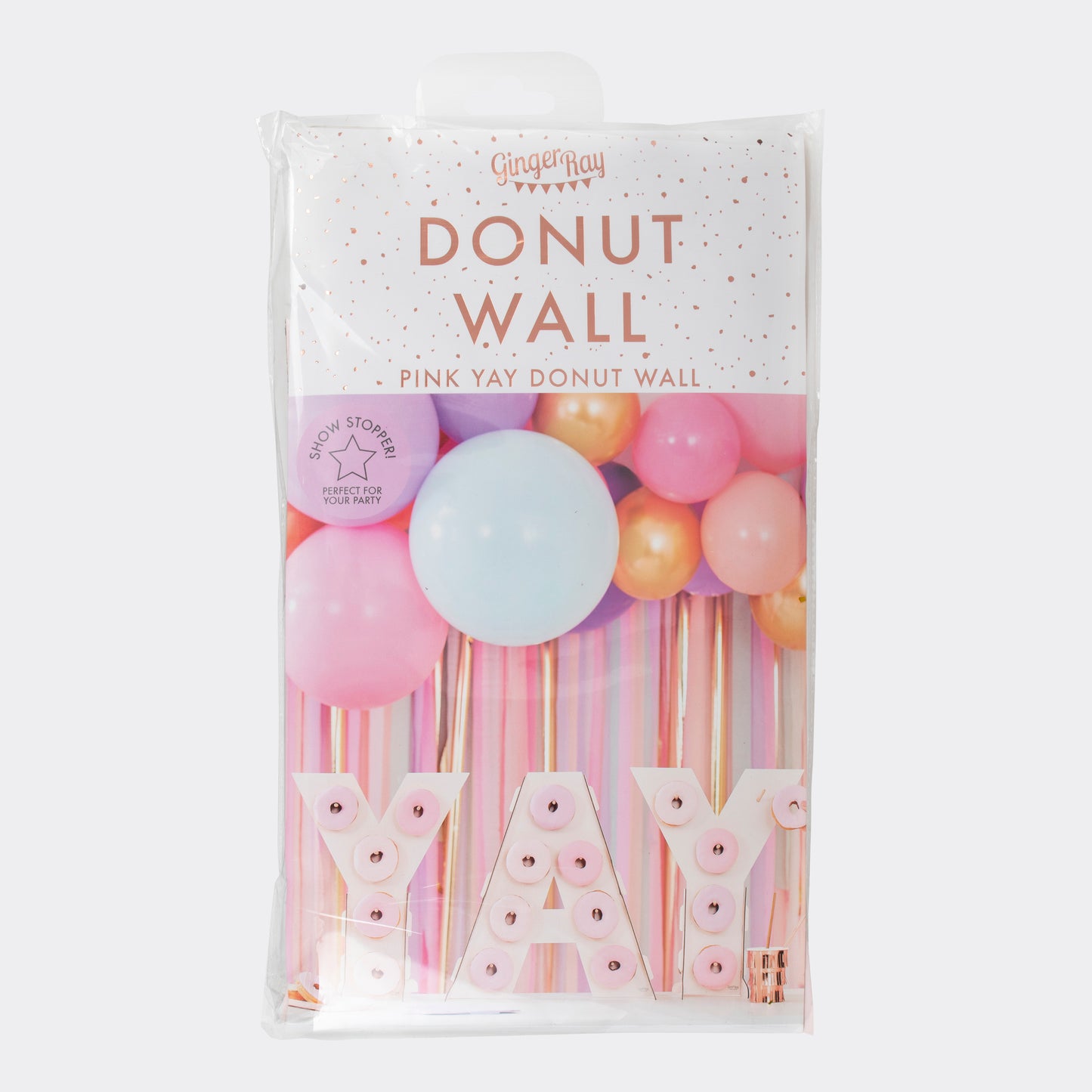 Yay Pink Ombre Donut Wall Stand