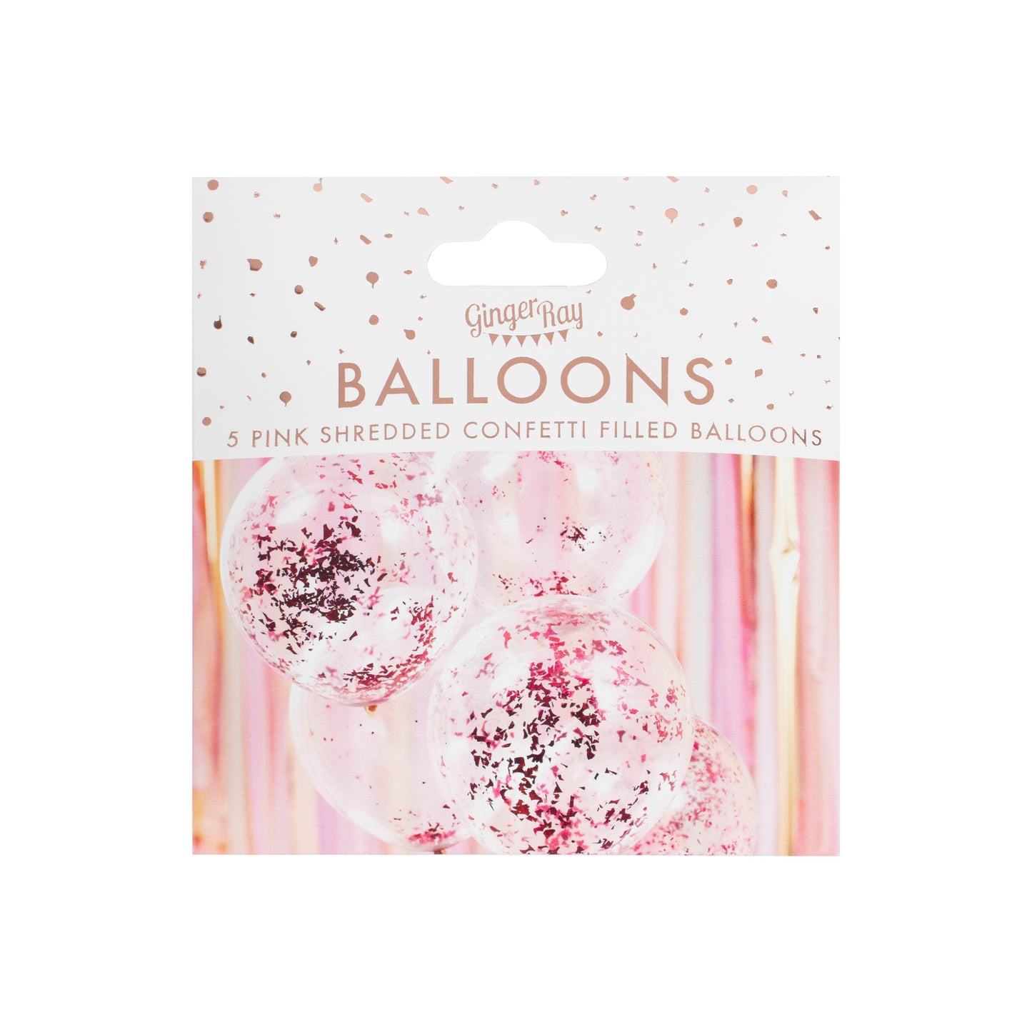 Pink Confetti Balloons