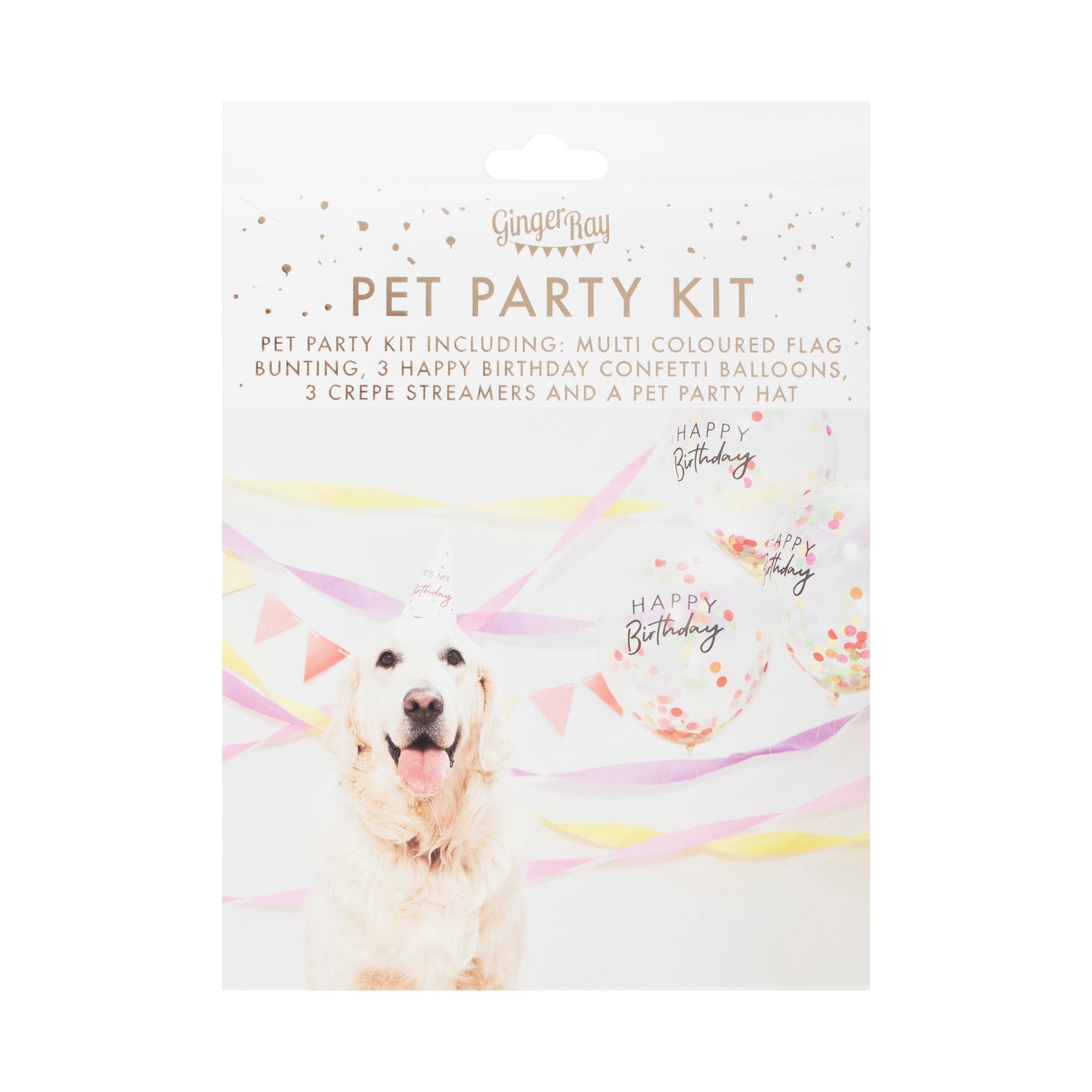 Happy Birthday Pet Party Kit For Dogs & Cats