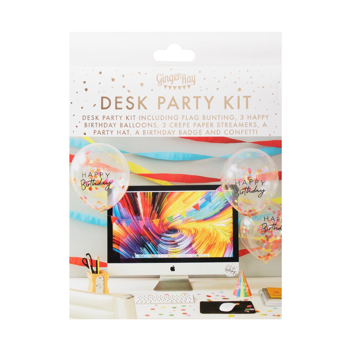 Happy Birthday Work Desk Party Kit