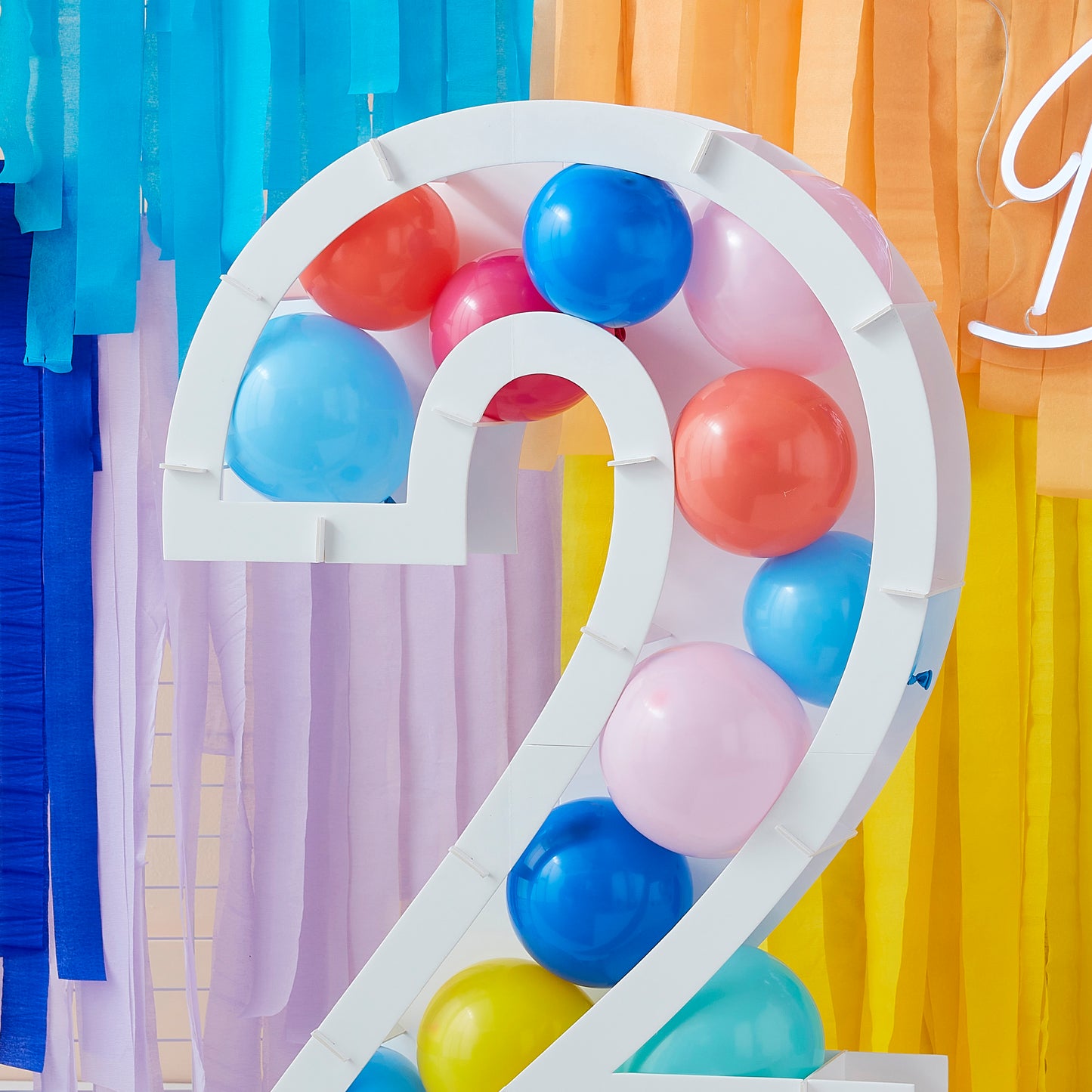 Balloon Mosaic Number Stand 2
