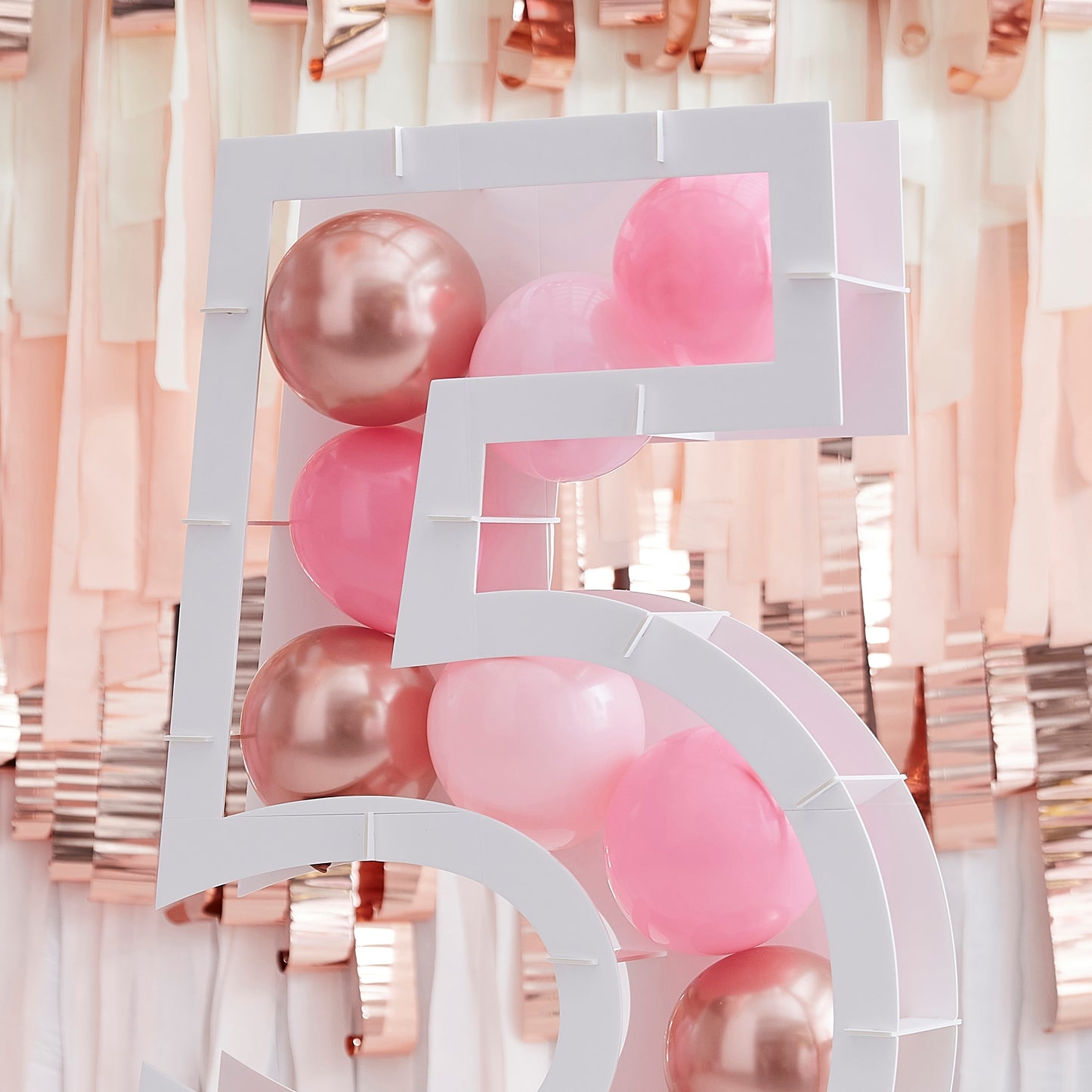 Balloon Mosaic Number Stand 5