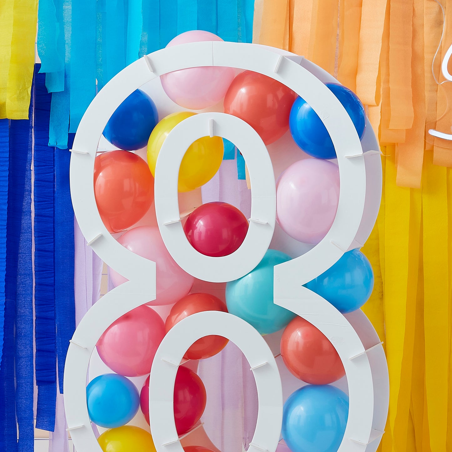 Balloon Mosaic Number Stand 8