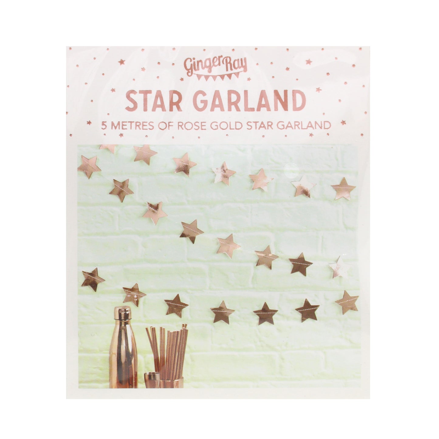 Rose Gold Star Garland
