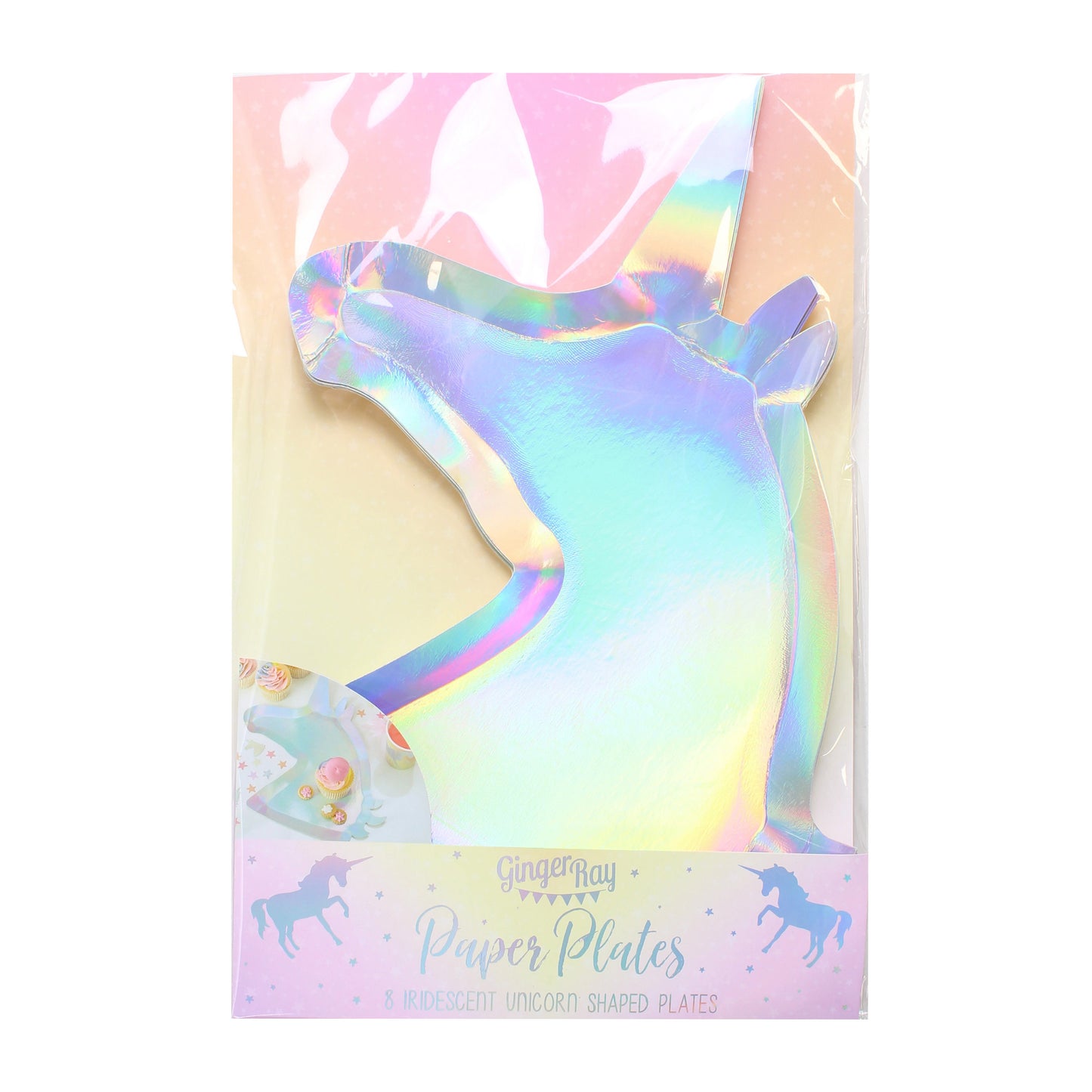 Iridescent Unicorn Plates