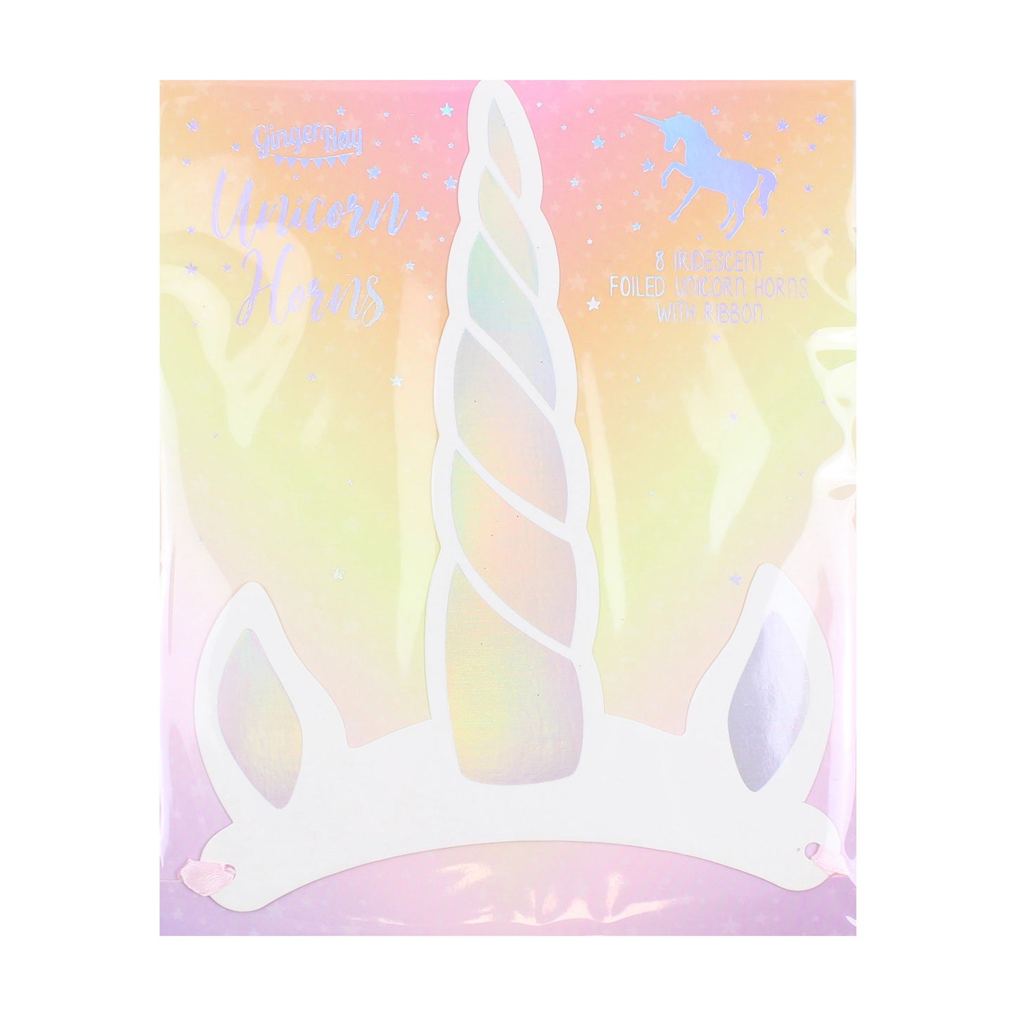 Iridescent Foiled Unicorn Horns - Make A Wish