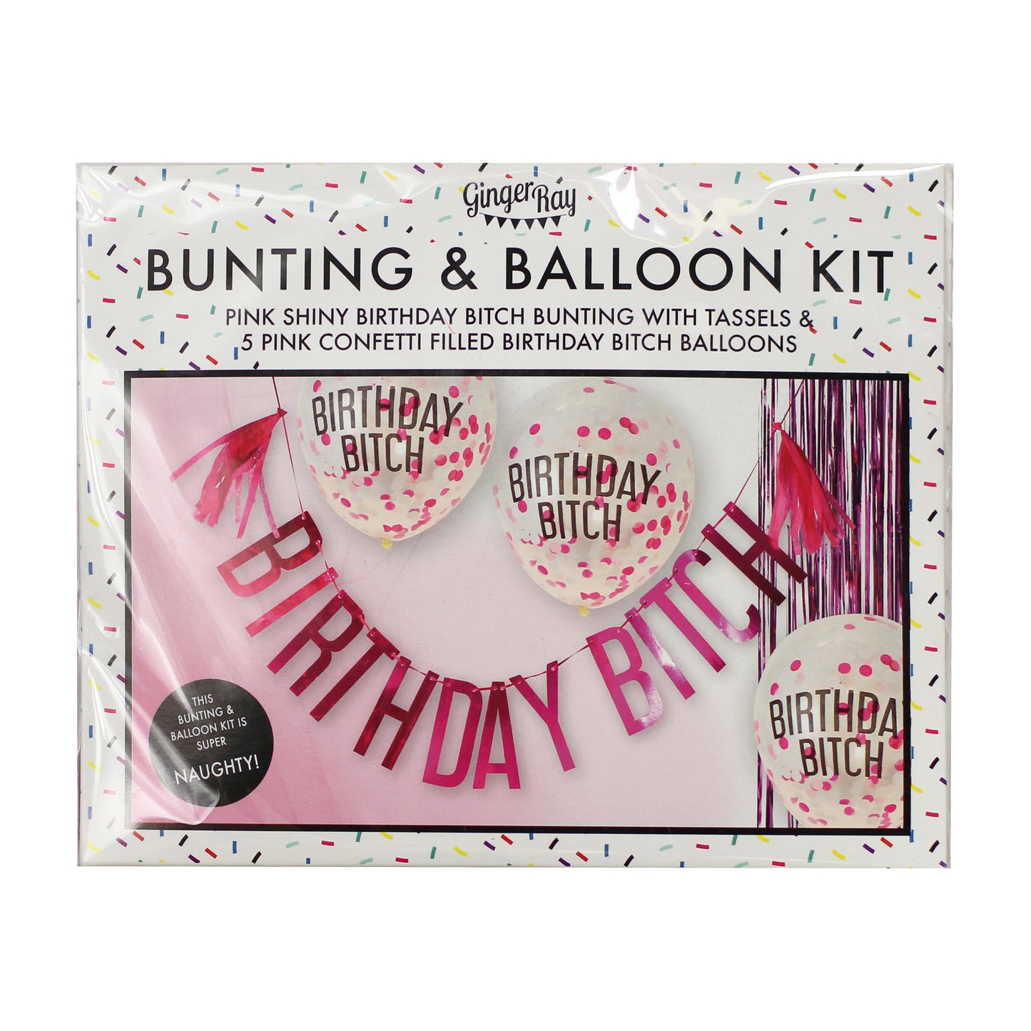 Birthday Bitch Party Balloons & Bunting Kit