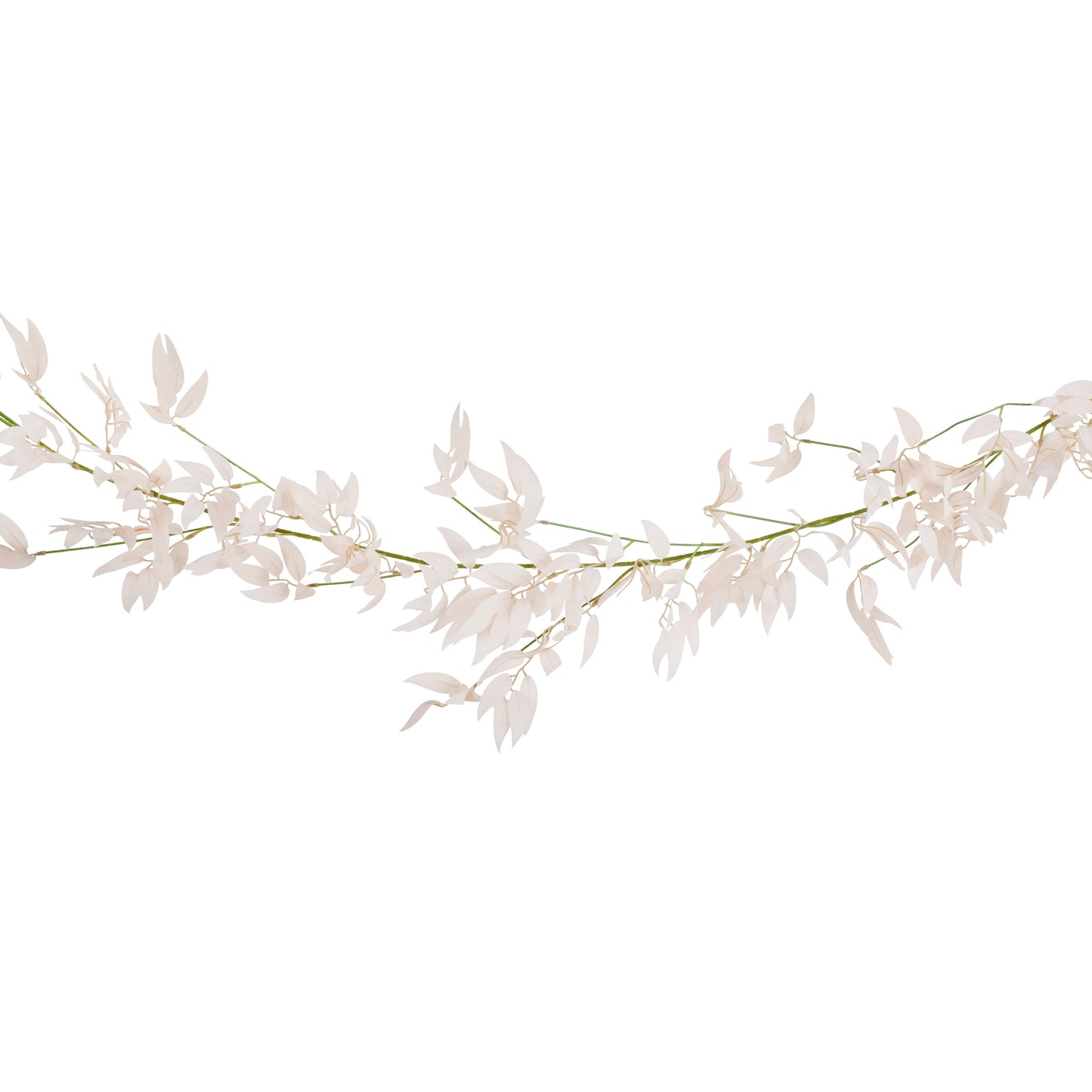 Pink Ruscus and Green Foliage Garland