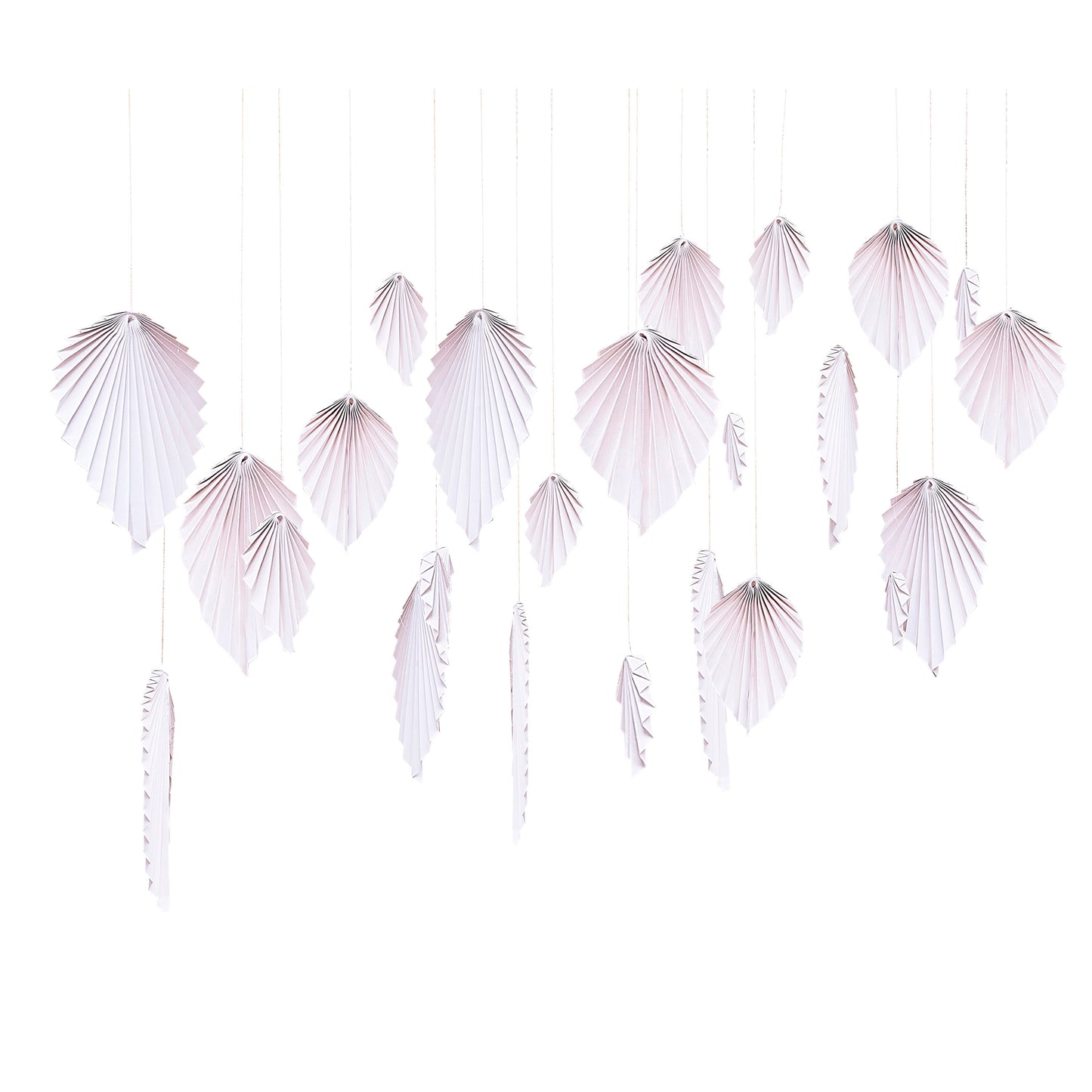 Pink Palm Spear Wedding Backdrop