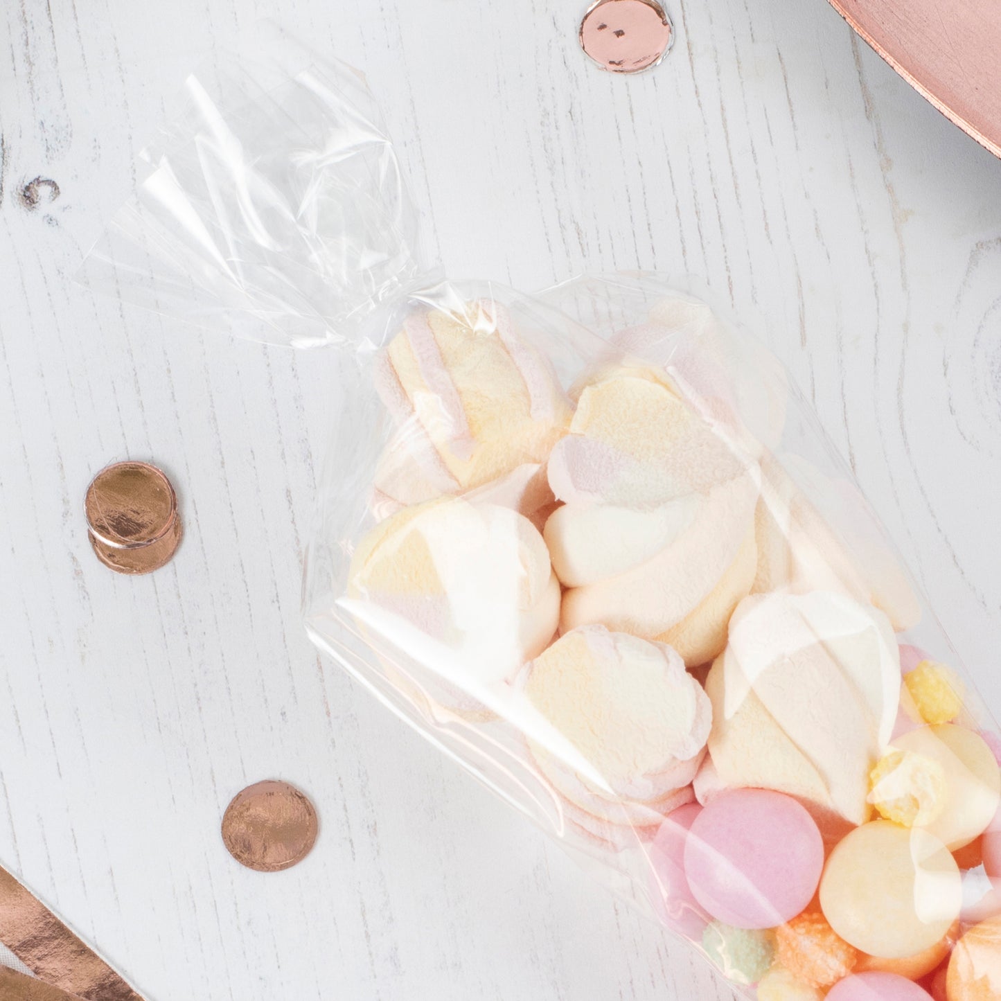 Clear Sweet Cone Bags