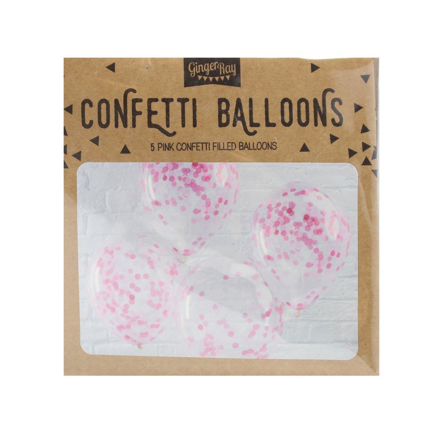 Pink Confetti Balloons
