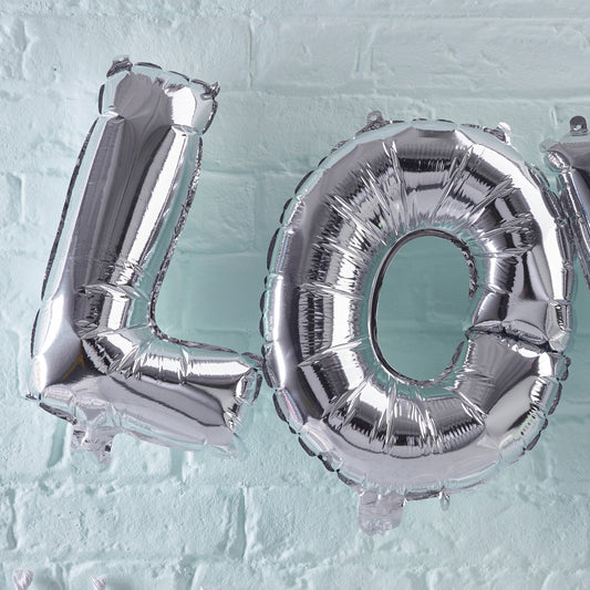 Silver Love Balloon Bunting - Pick & Mix