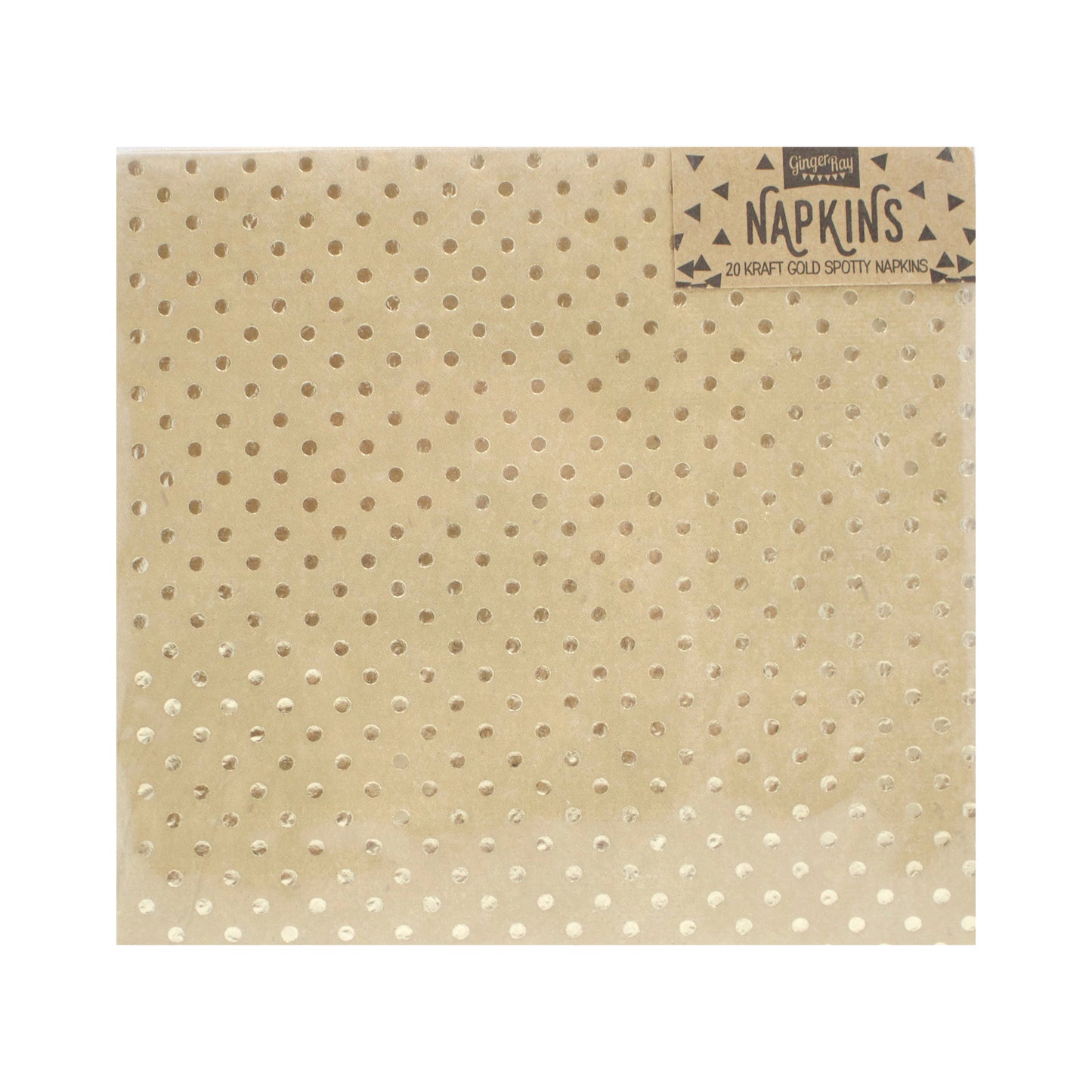 Gold Foiled & Kraft Paper Napkins - Pick and Mix