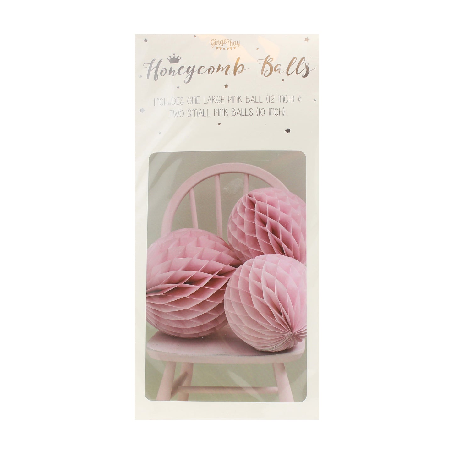 Pink Honeycomb Ball Decorations