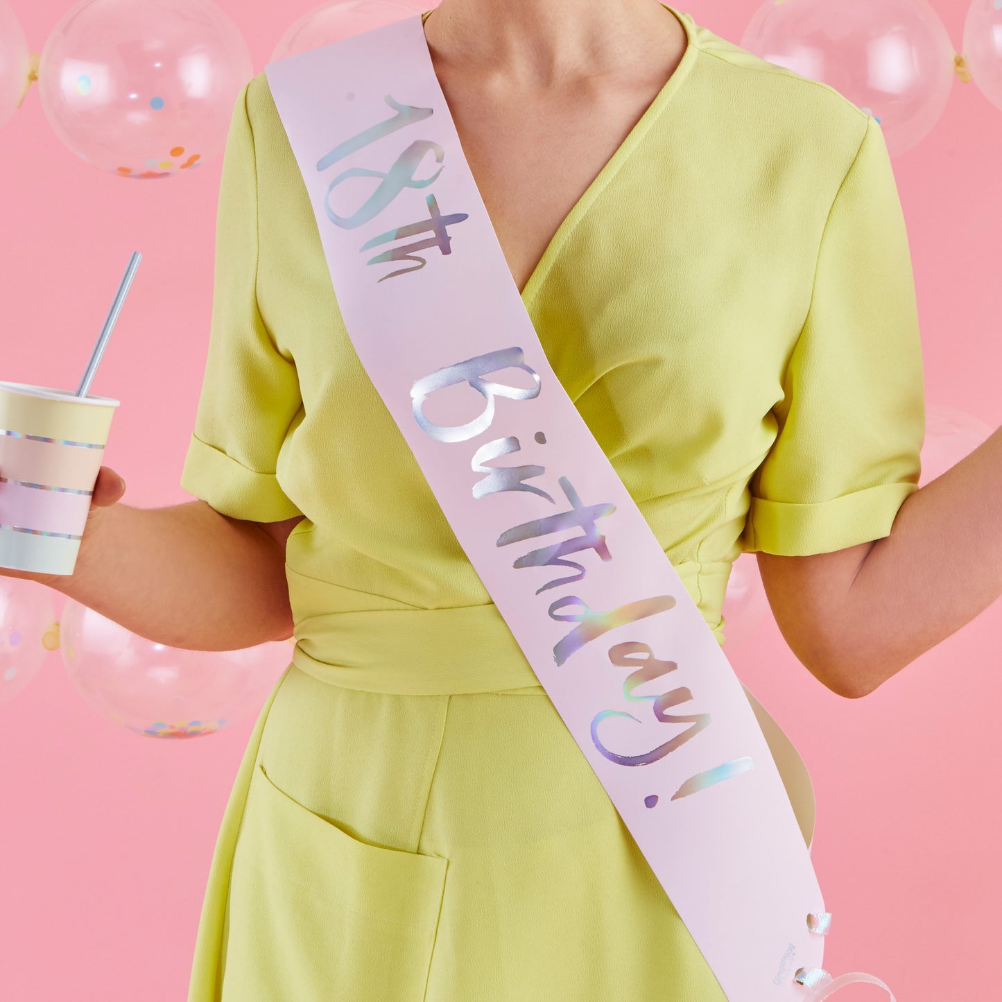 18th Birthday Sash - Pastel Party