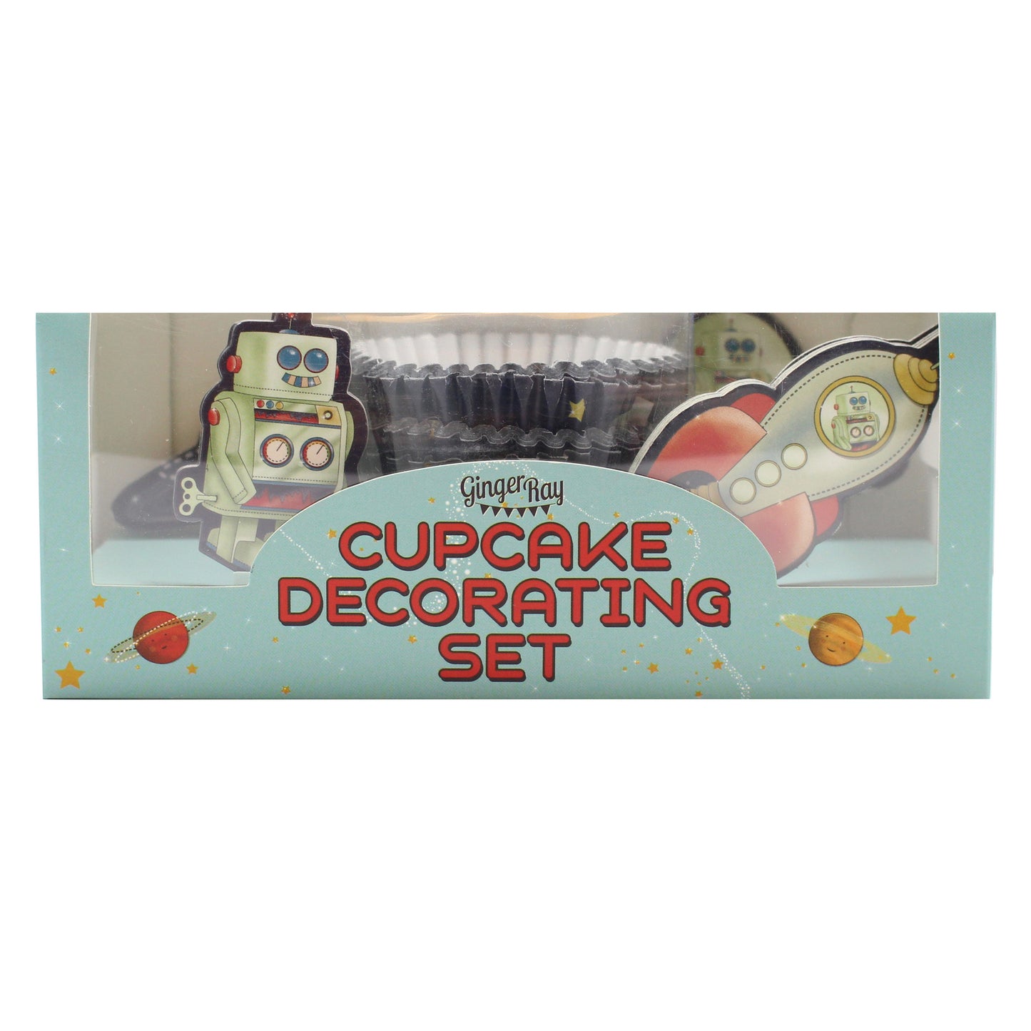 Space Cupcake Cases and Toppers - Space Adventure Party