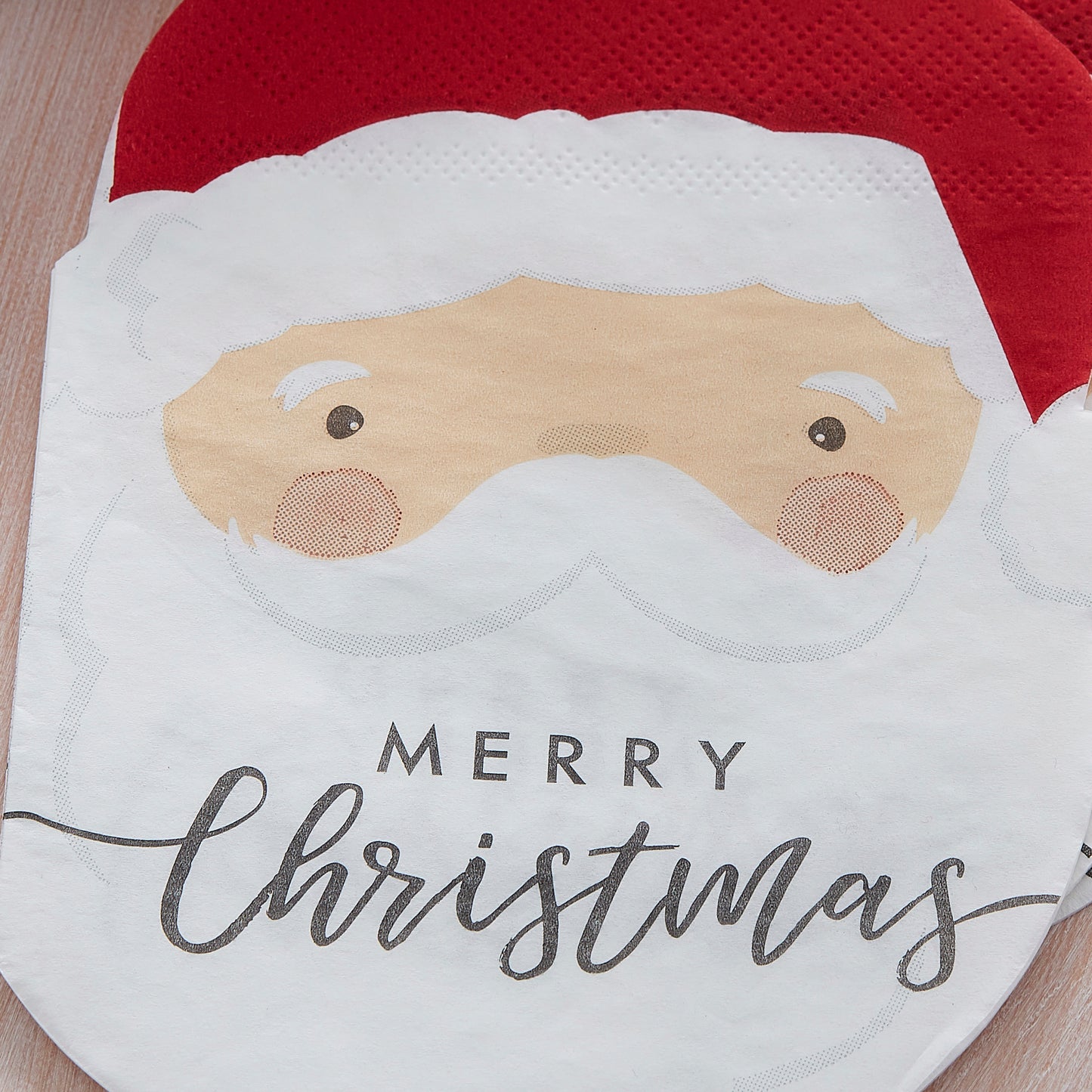Santa Shaped Christmas Paper Napkins