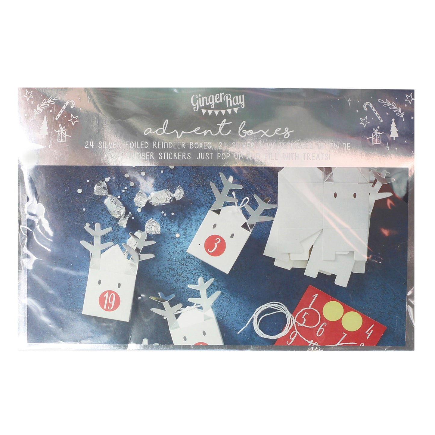 Reindeer Christmas Advent Calendar Boxes