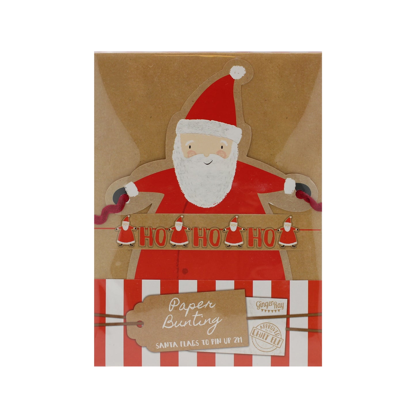 Ho Ho Ho Christmas Santa Bunting - Santa & Friends