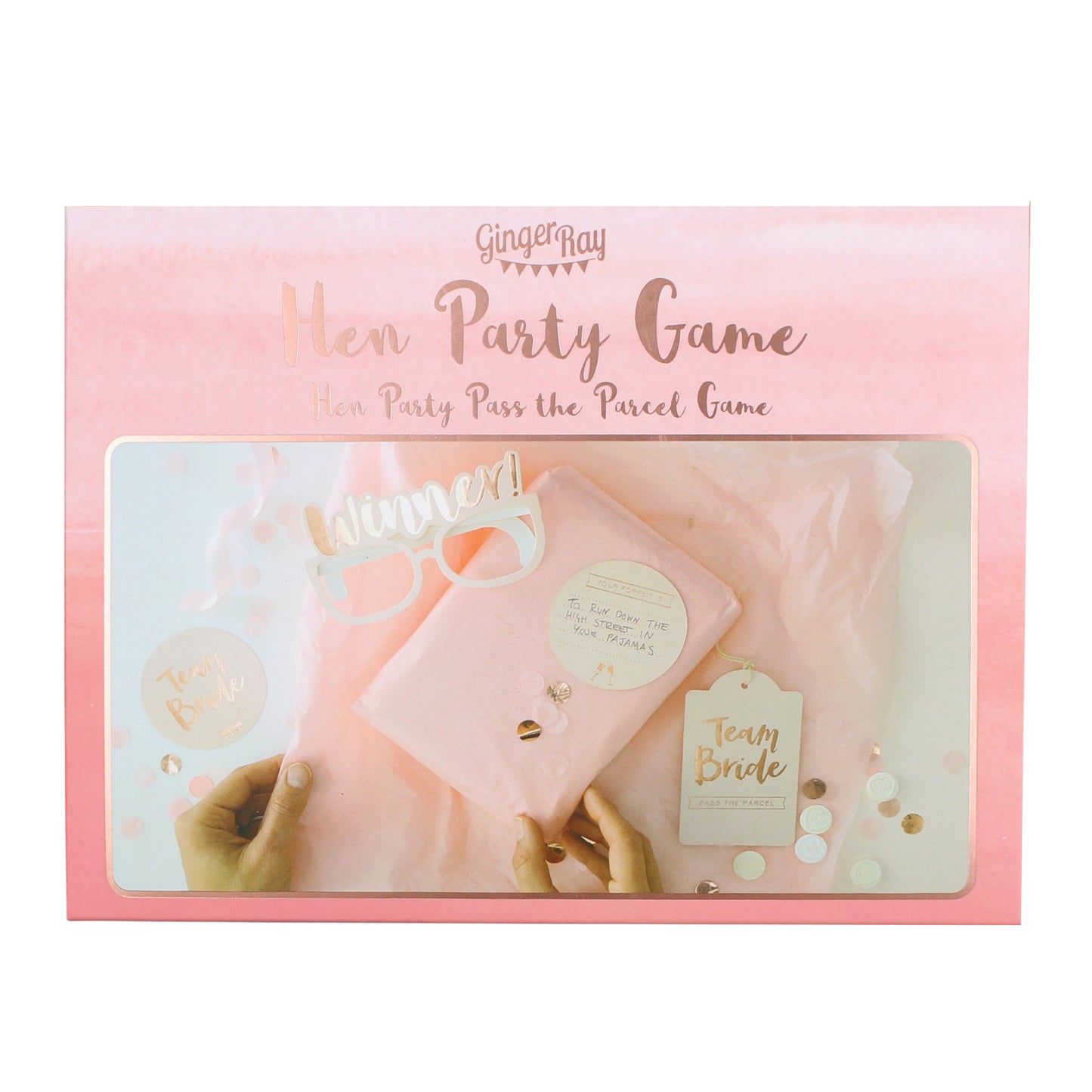 Pass the Parcel Hen Party Game Kit - Team Bride
