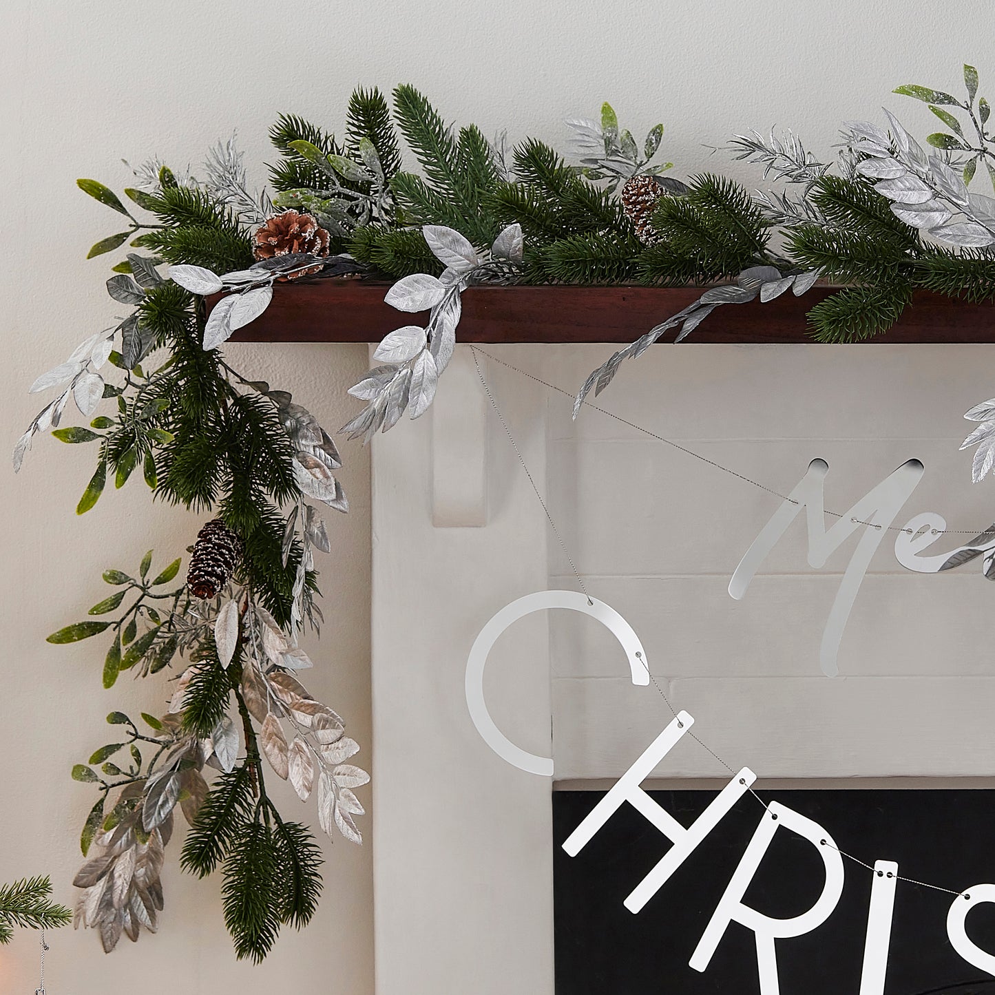 Silver Christmas Garland