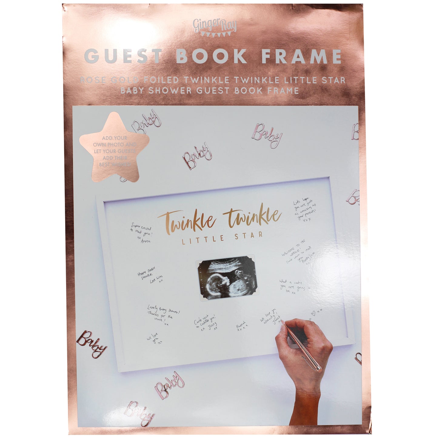Baby Scan Frame Baby Shower Guest Book Alternative