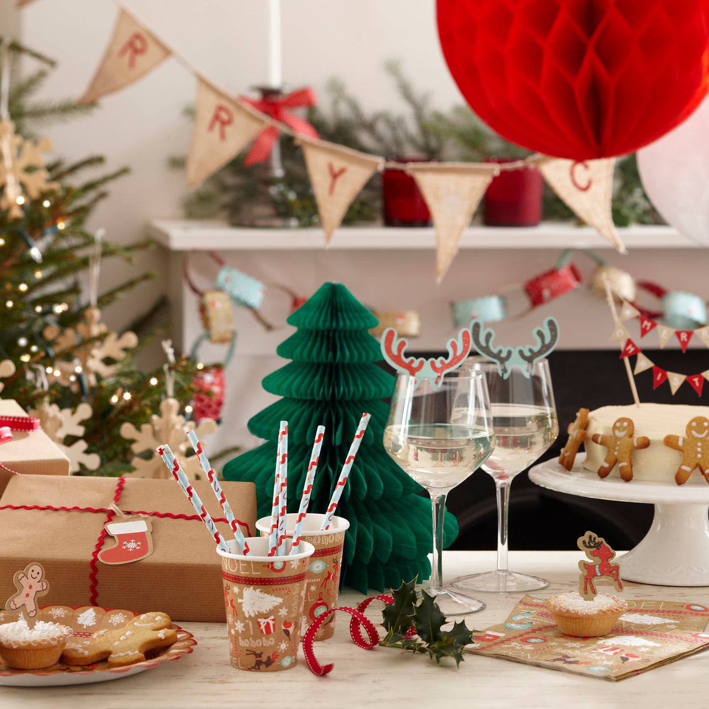 Red & White Ribbon Kit