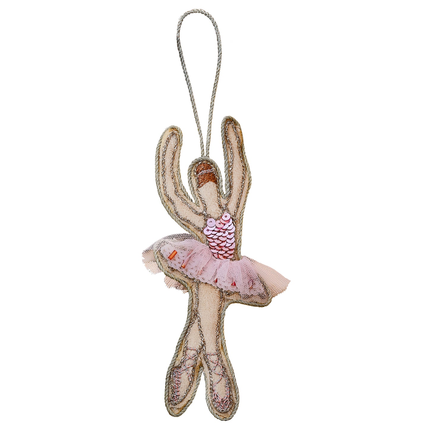 Embellished Ballerina Christmas Tree Decoration