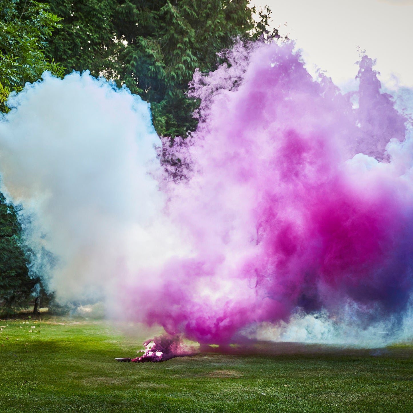 Blue Wedding Smoke Bombs