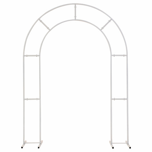 White Metal Frame Arch