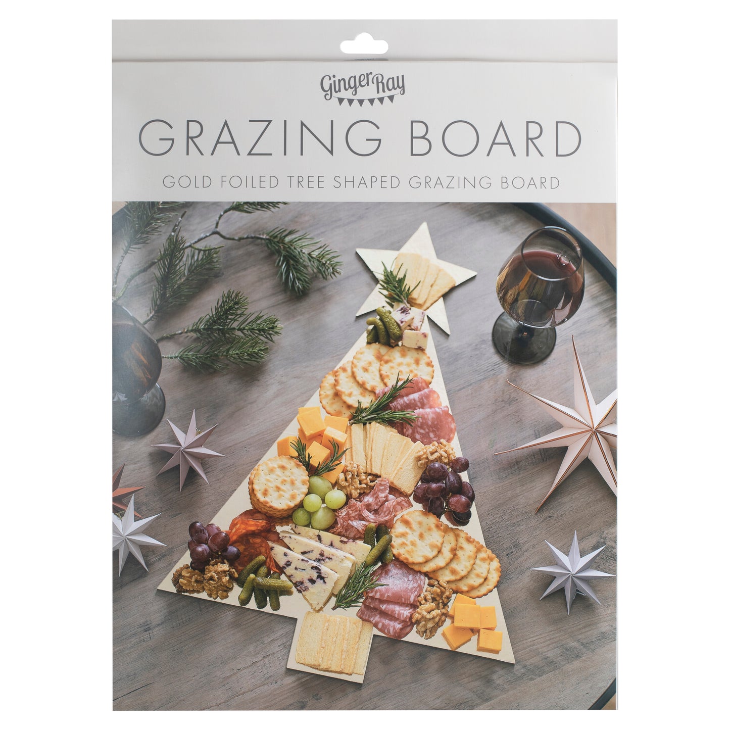 Gold Christmas Tree Grazing Board