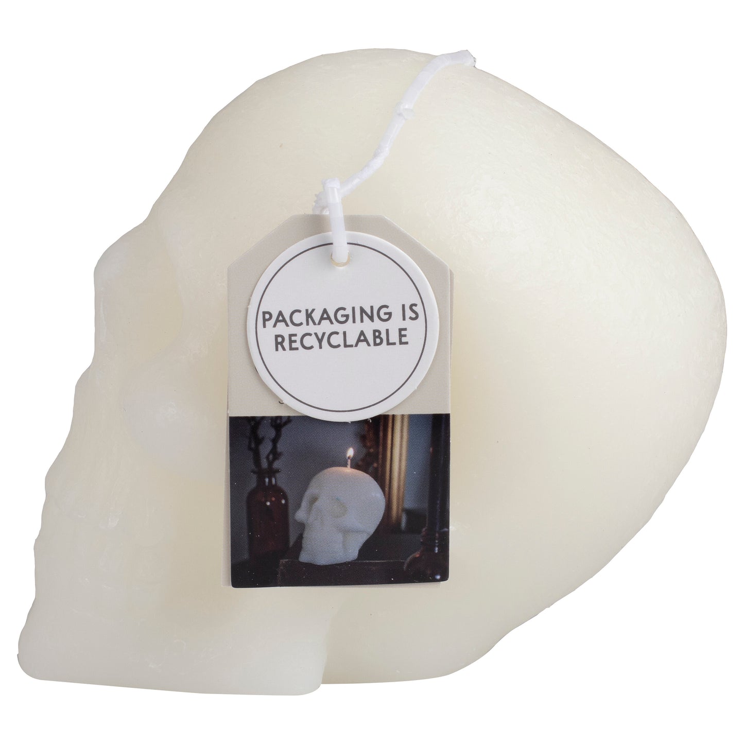 Skull Halloween Candle