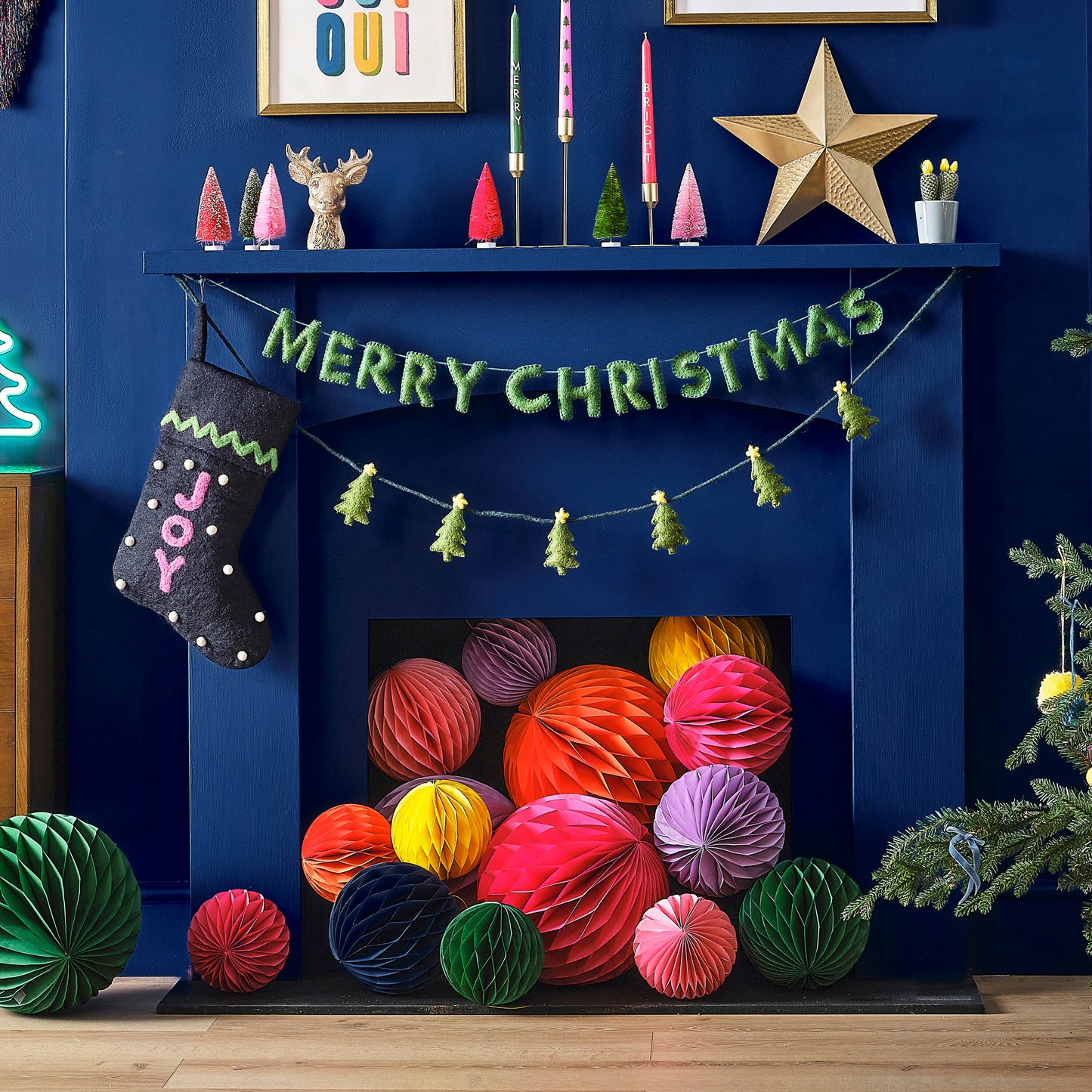 Green Honeycomb Decorations