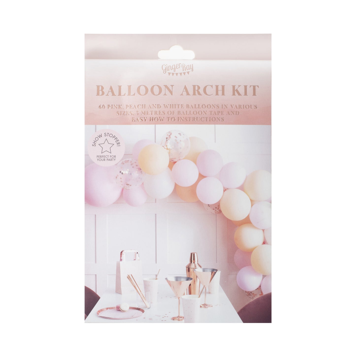 Matte Peach and Pink Hen Party Balloon Arch Garland